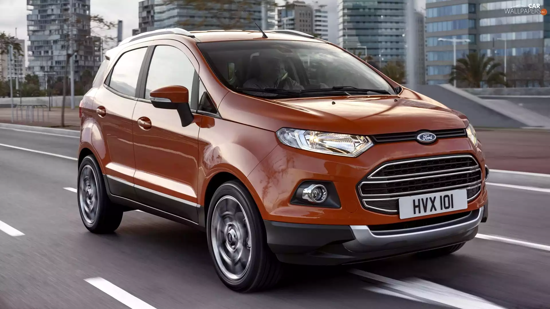 Street, Brown, Ford EcoSport