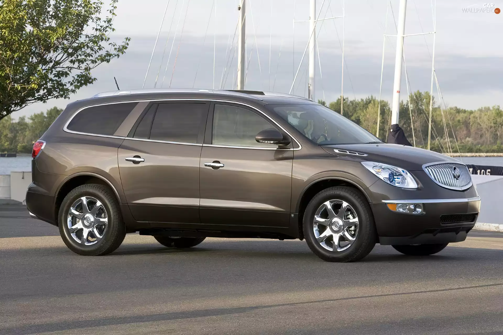 Buick Enclave, profile, Masts, right