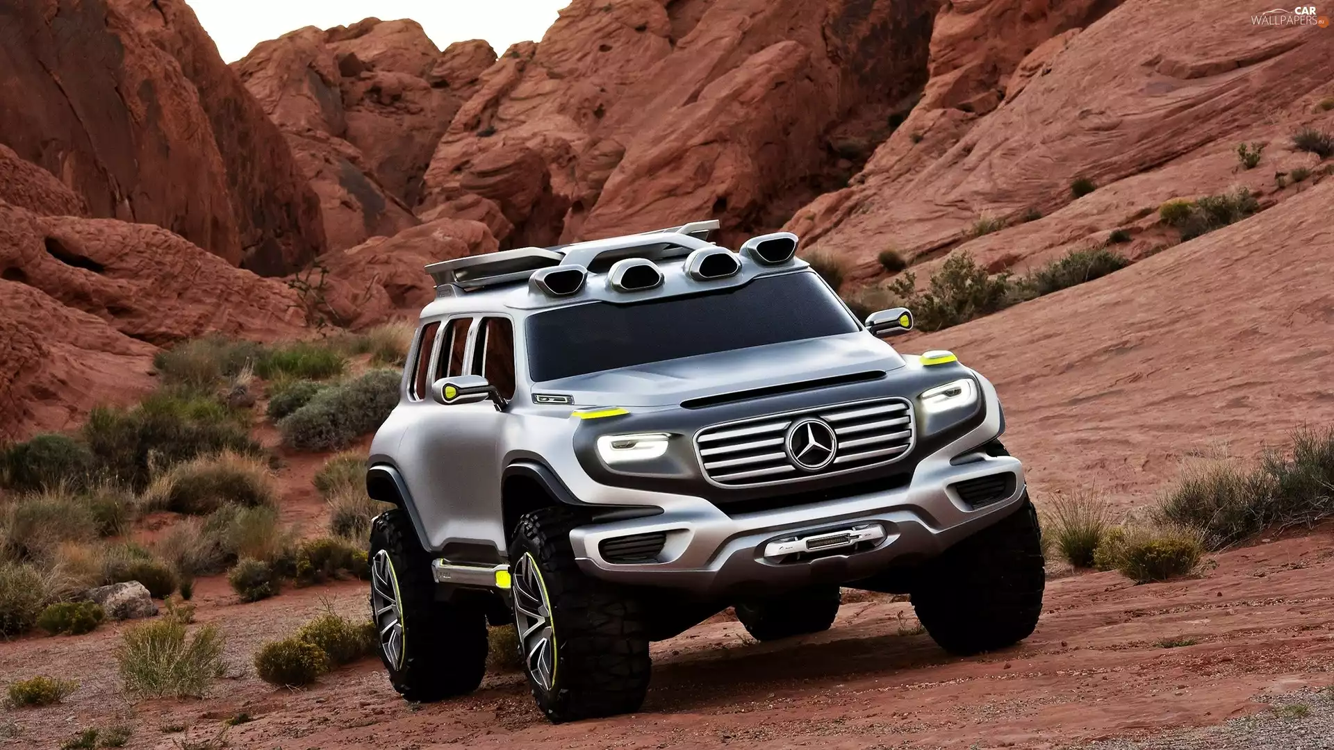 Mercedes, idea, rocks, Ener G Force