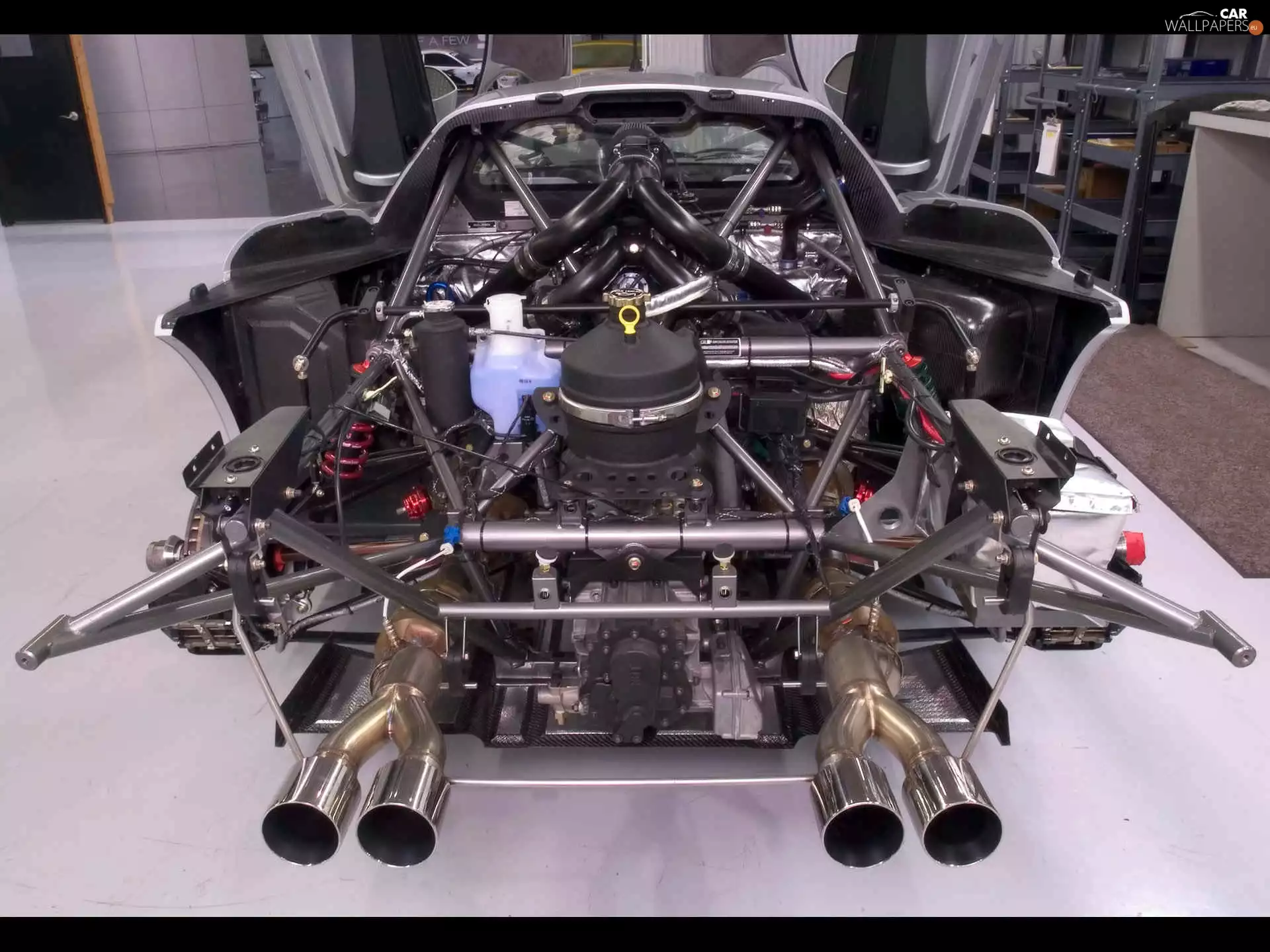 frame, Saleen S7, Engine