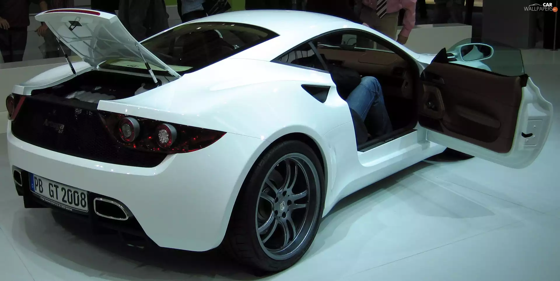 White, Engine, show, Artega GT