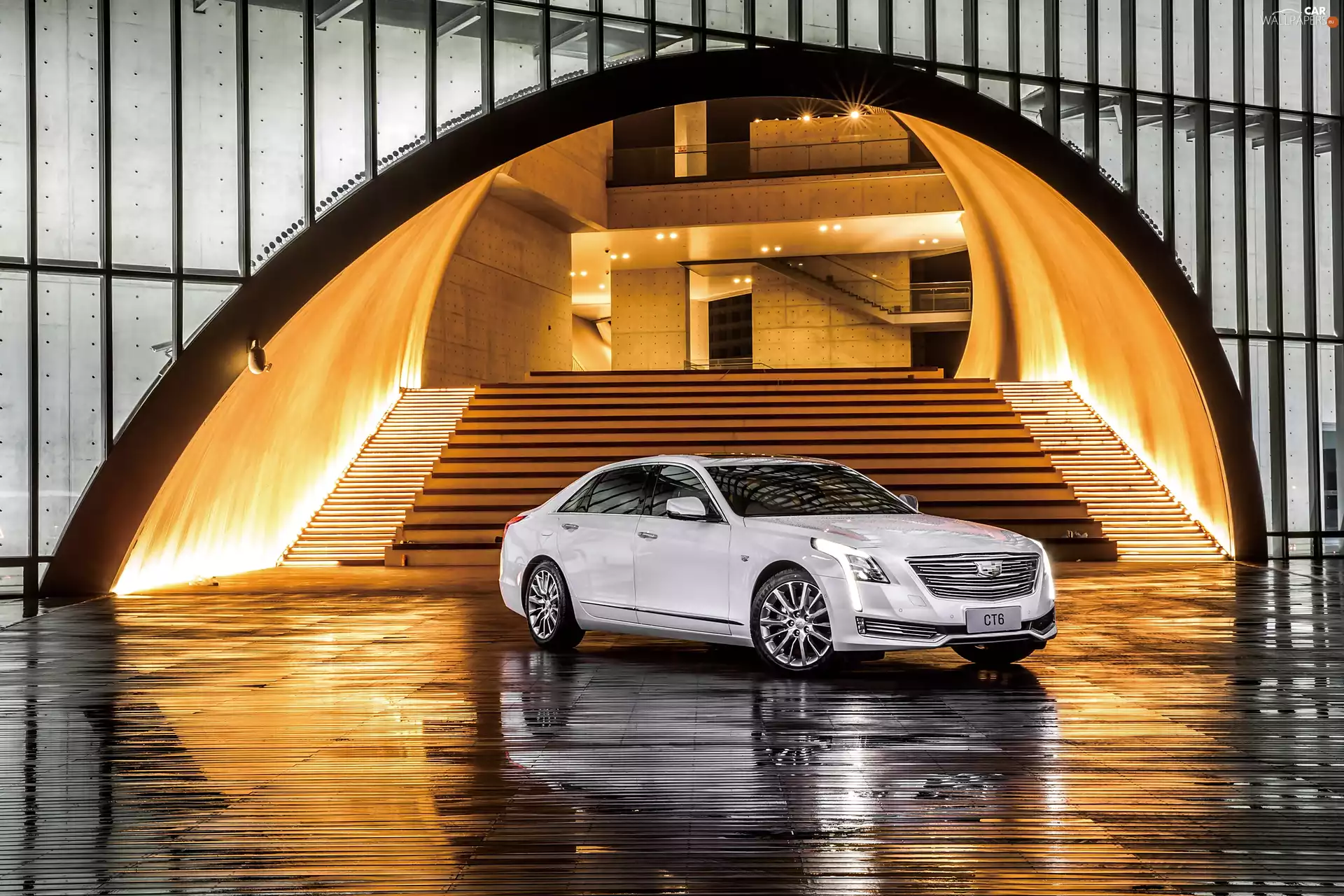 Cadillac CT6 Sedan, entry, Stairs, 2016