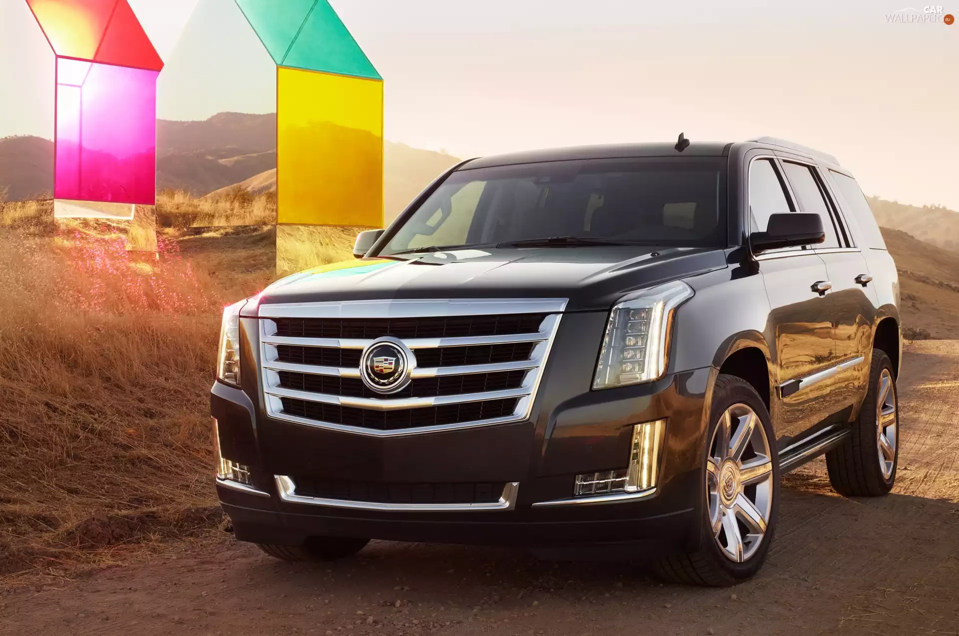 Cadillac, Escalade, SUV, jeep, Black
