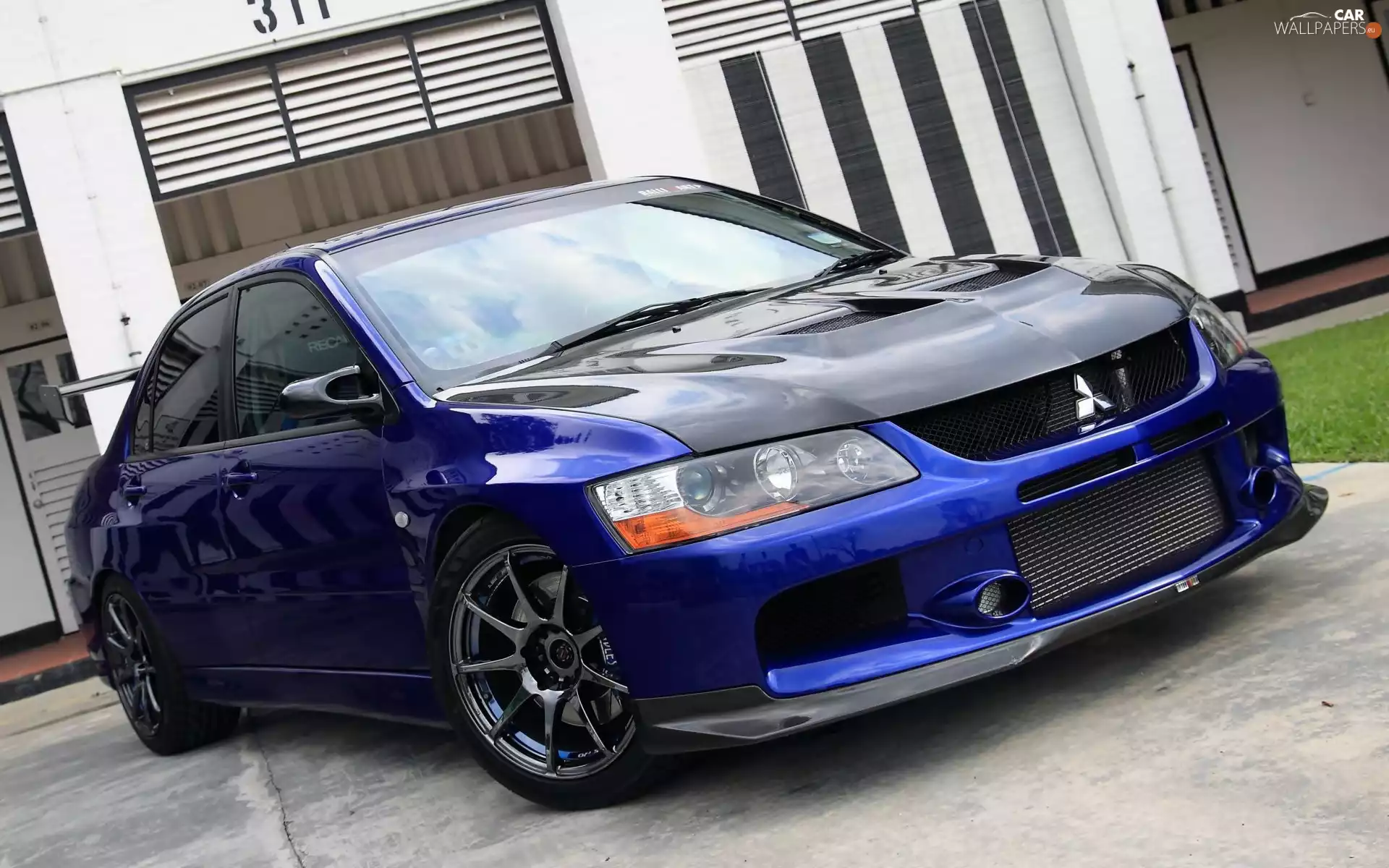 Blue, Mitsubishi Lancer Evolution IX GT