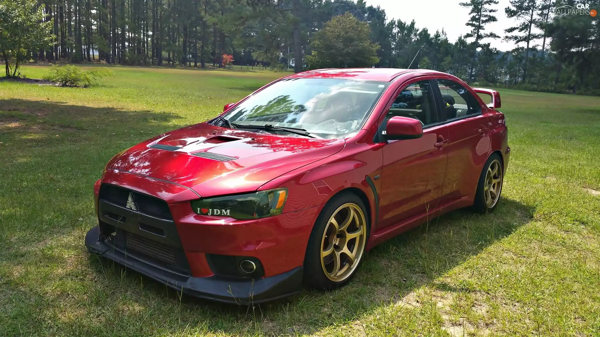 Red, Mitsubishi Lancer Evolution X Rally Red