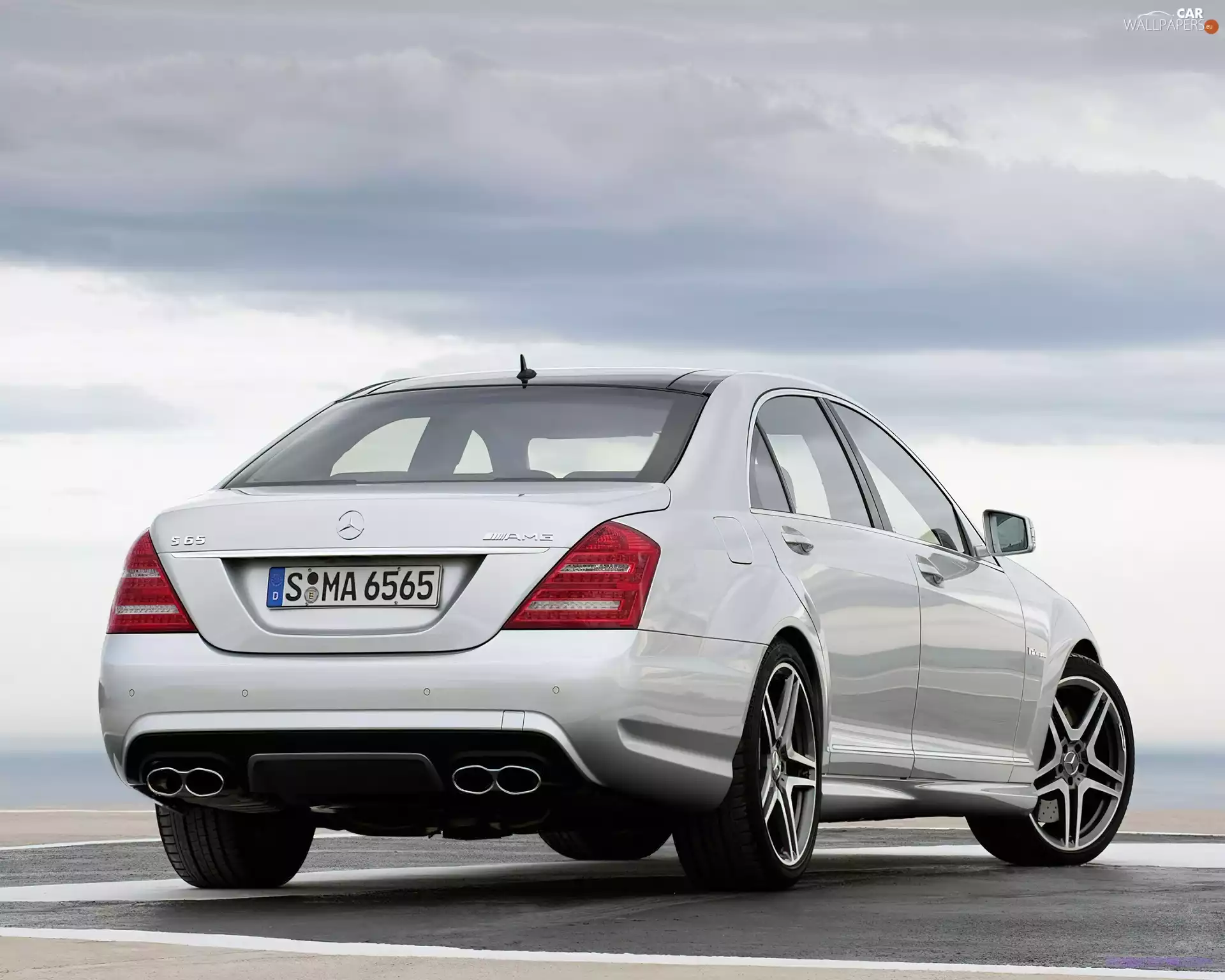 Mercedes Benz S65, exhaust, AMG, system