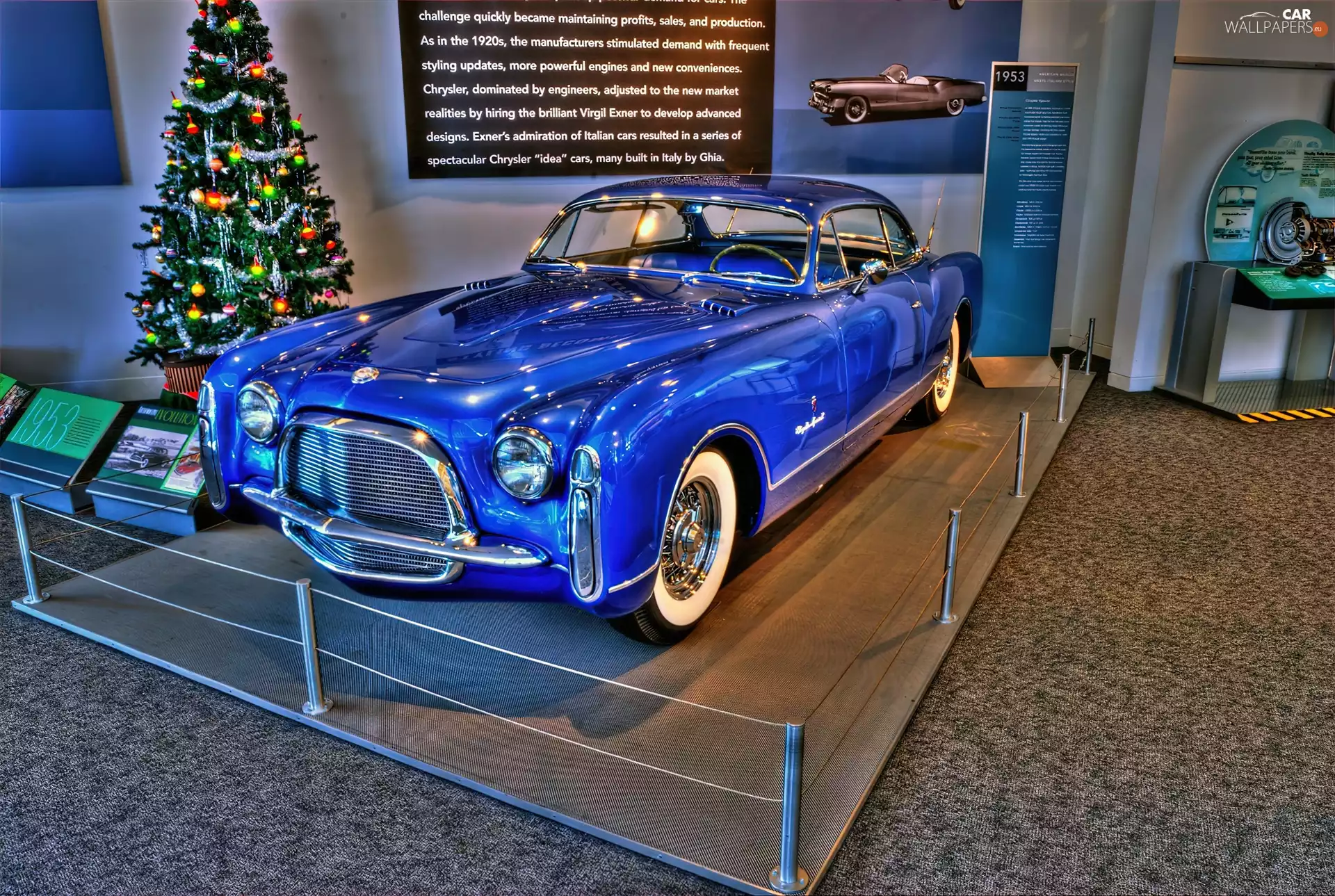 exhibition, Chrysler, 1953