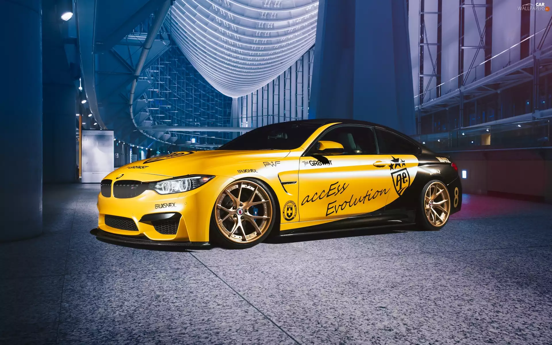 Yellow, Bmw M4 F82