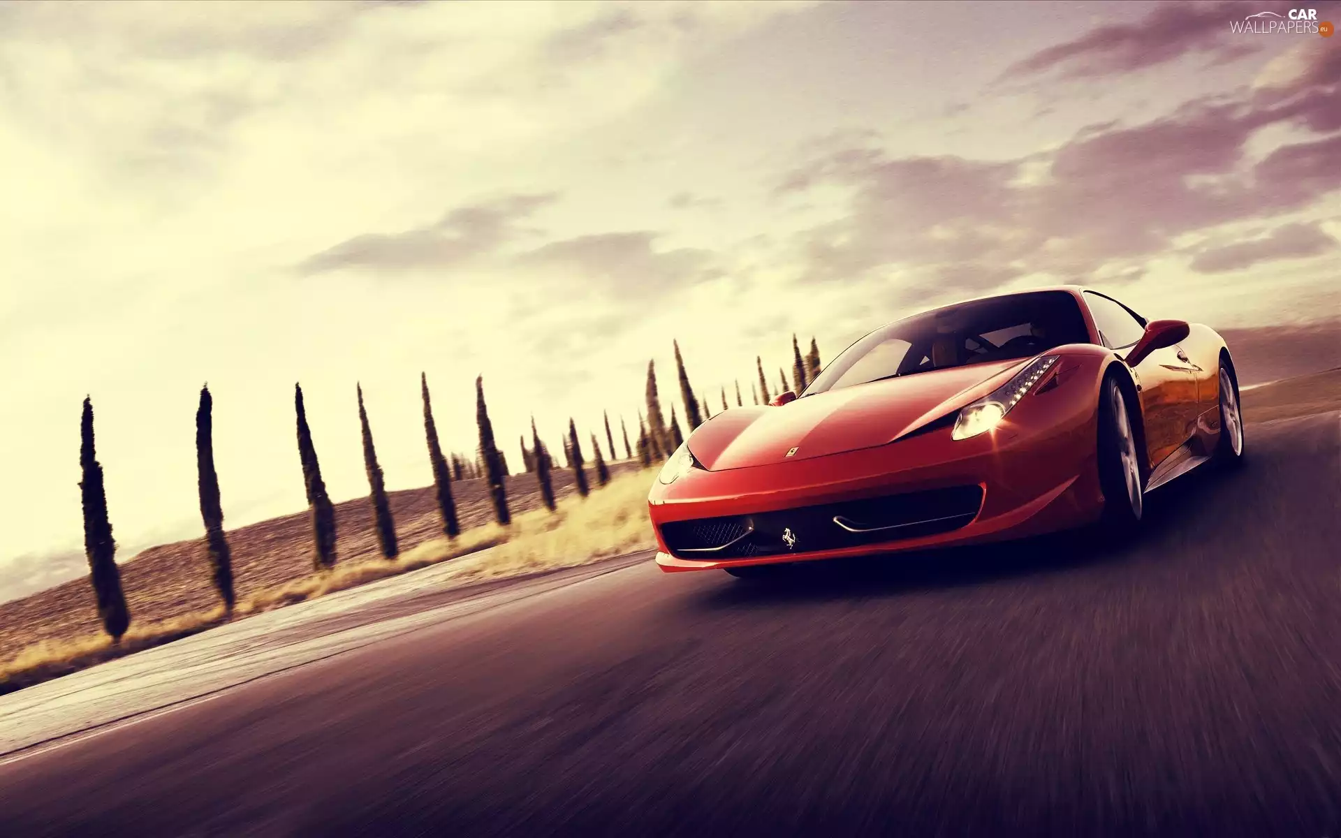 458 Italia, Red, Ferrari