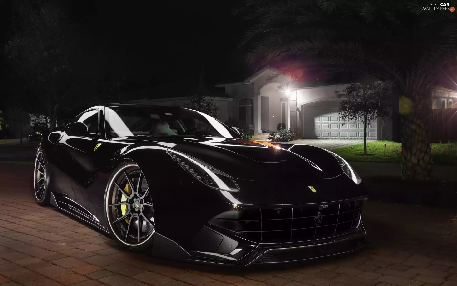 Black, F12, Berlinetta, Ferrari