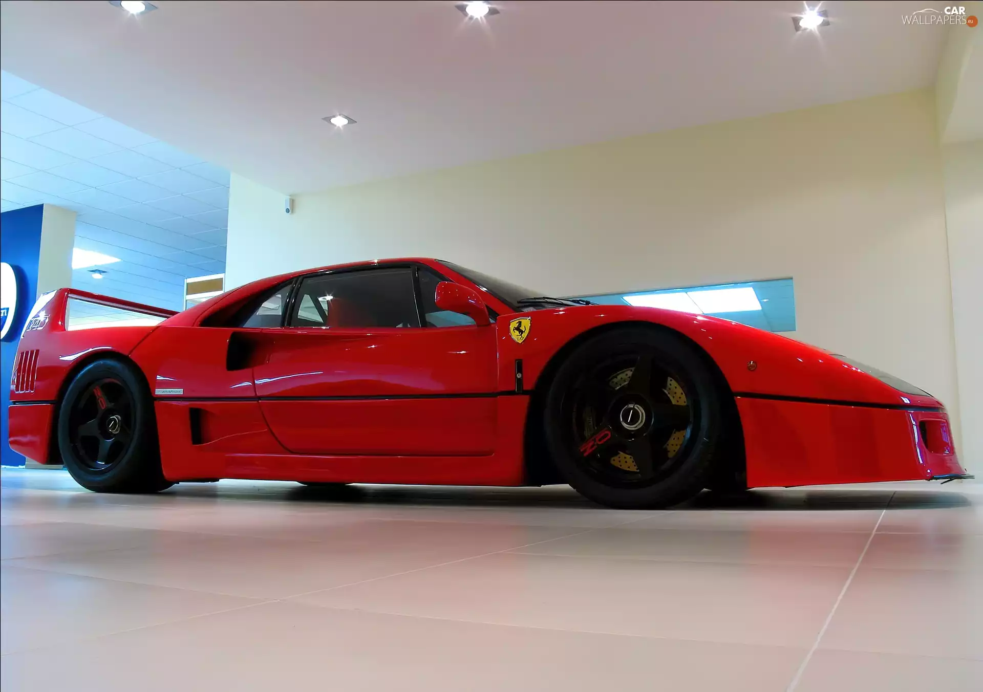 @, Ferrari F 40, Black