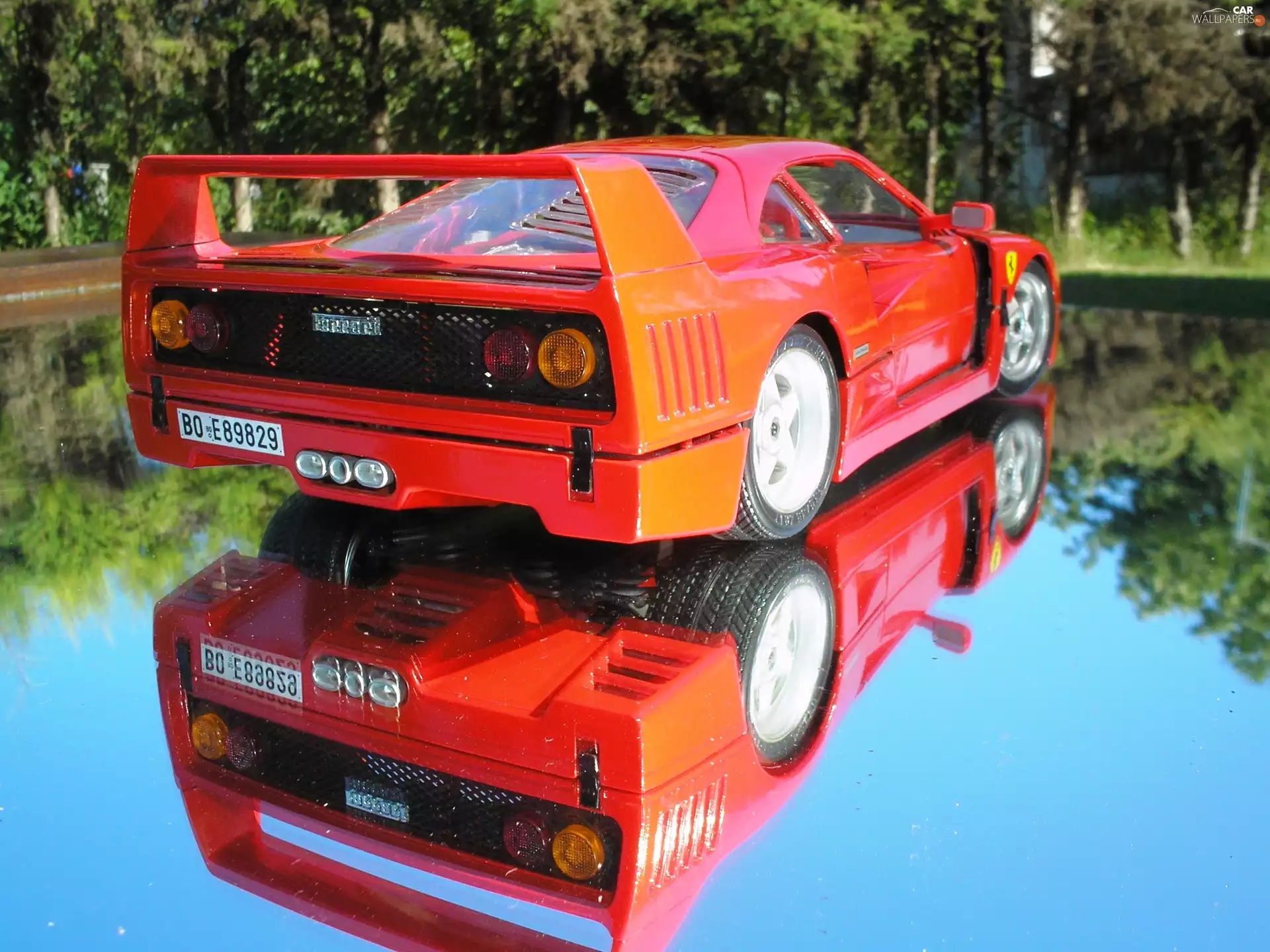 Back, Ferrari F 40, Lamps