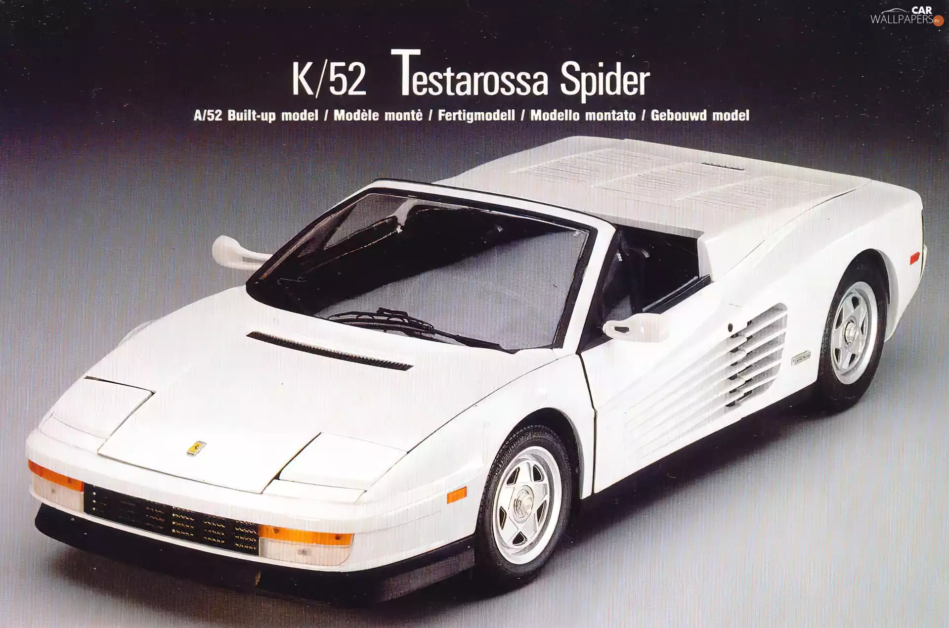 Ferrari Testarossa, prospectus