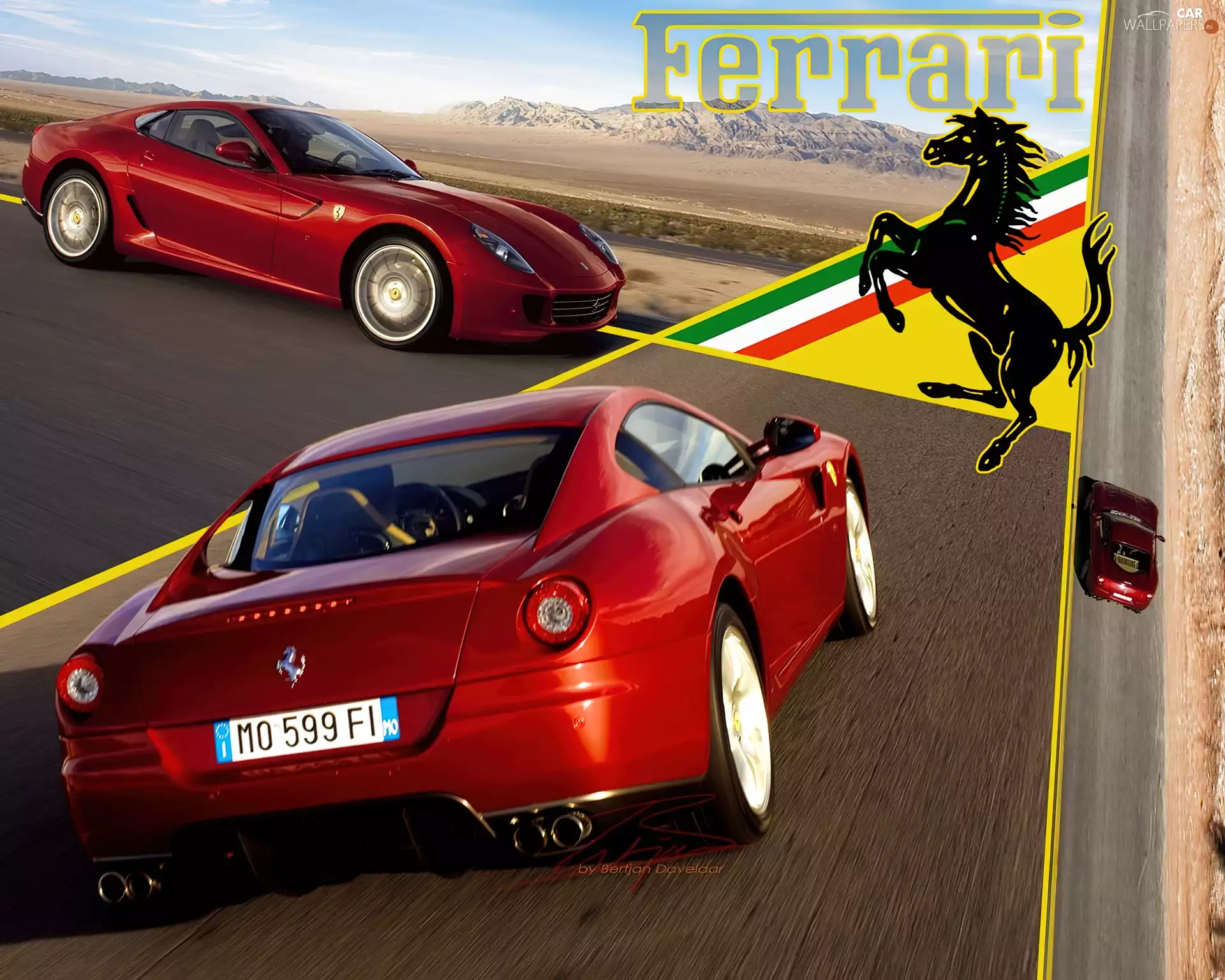 Ferrari 599, wallpaper