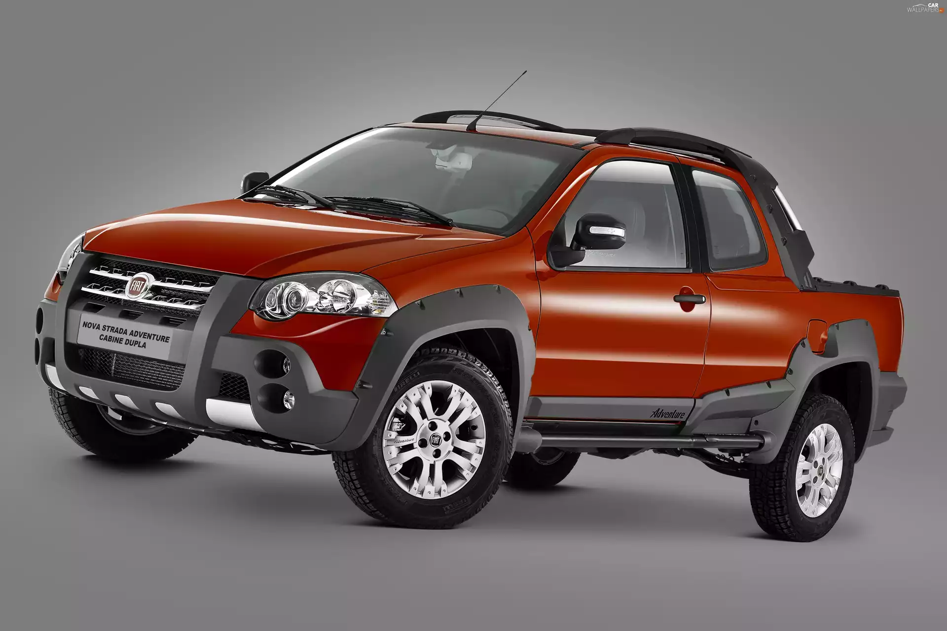 Left, Fiat Strada, makeweight, profile