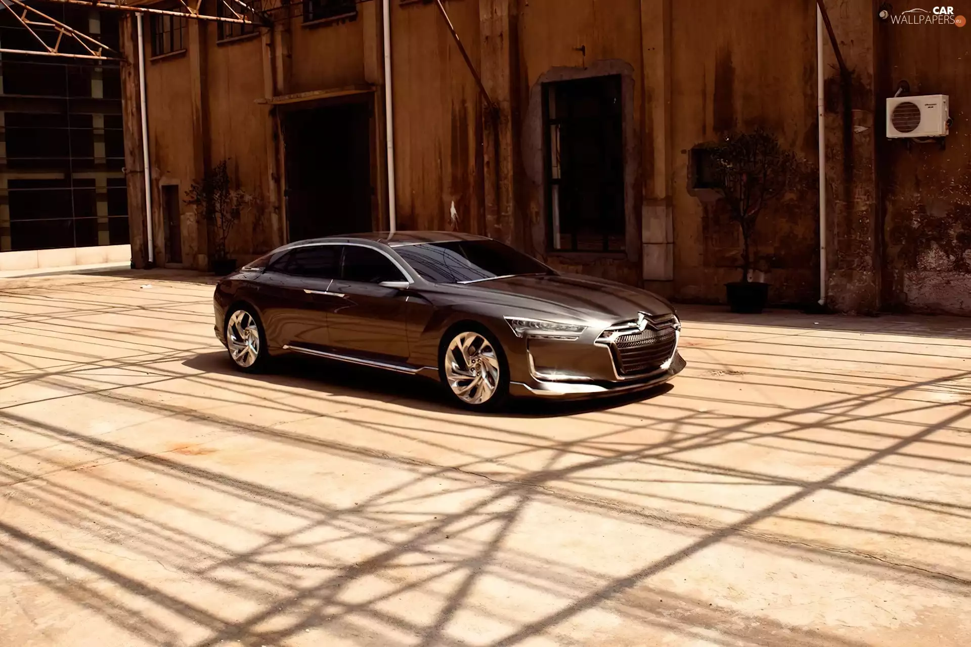 model, Citroen Metropolis, flag