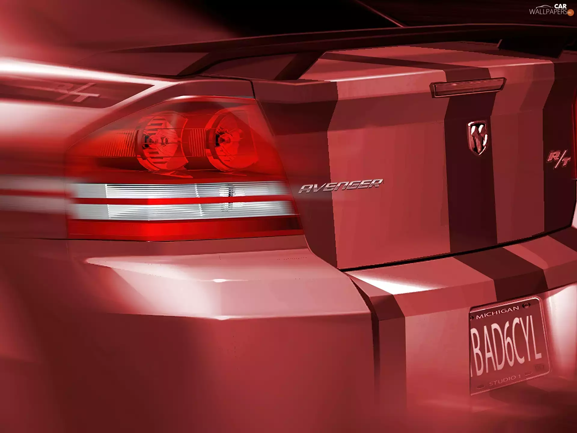 trunk, Dodge Avenger, flap