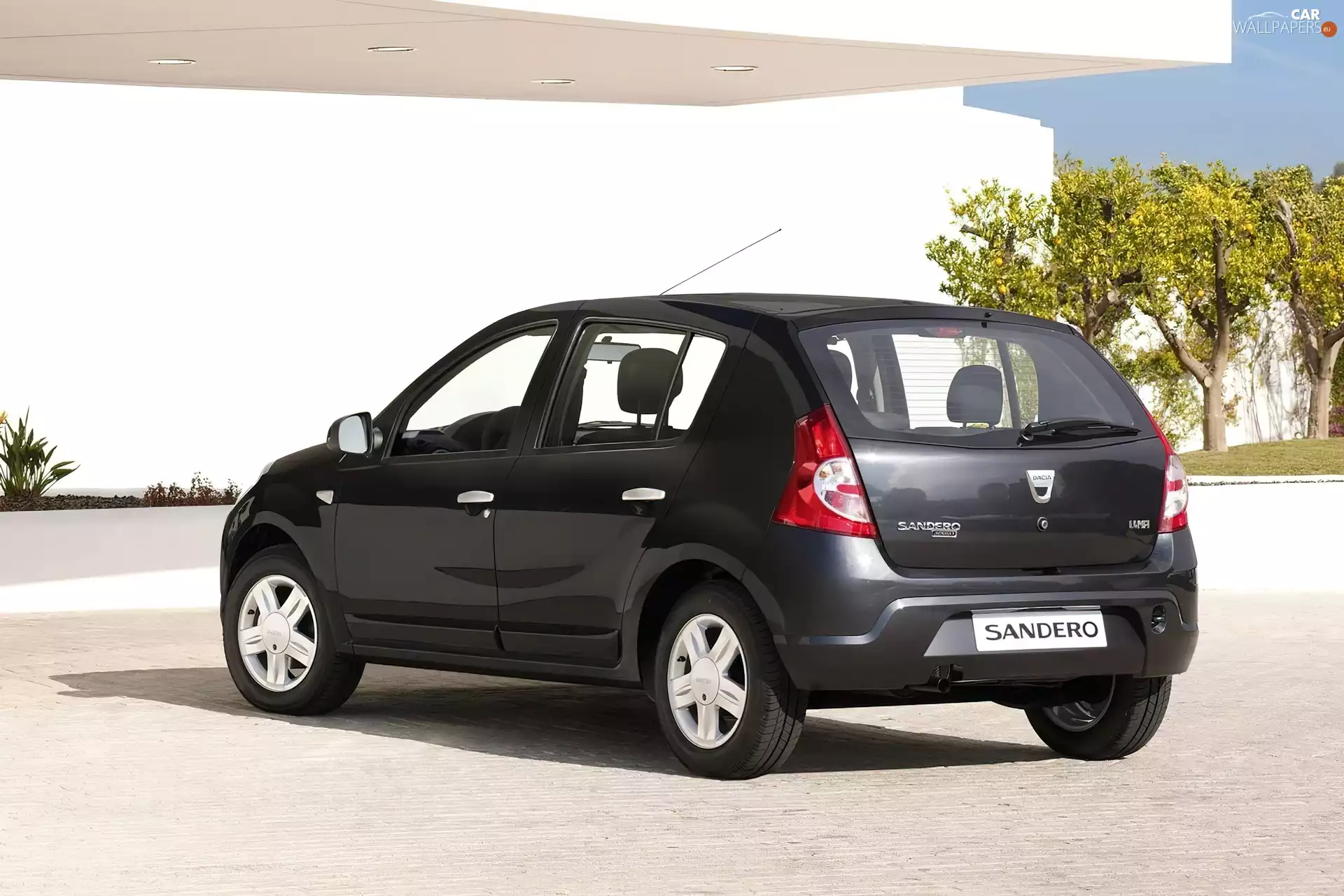 trunk, Dacia Sandero, flap