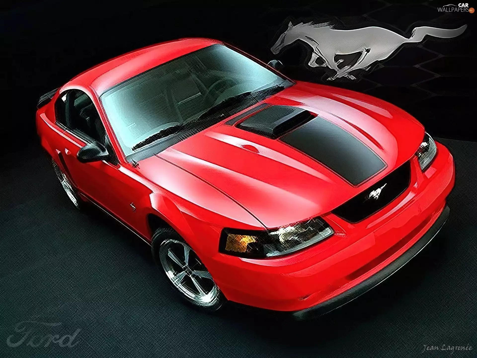 Ford Mustang, graphics