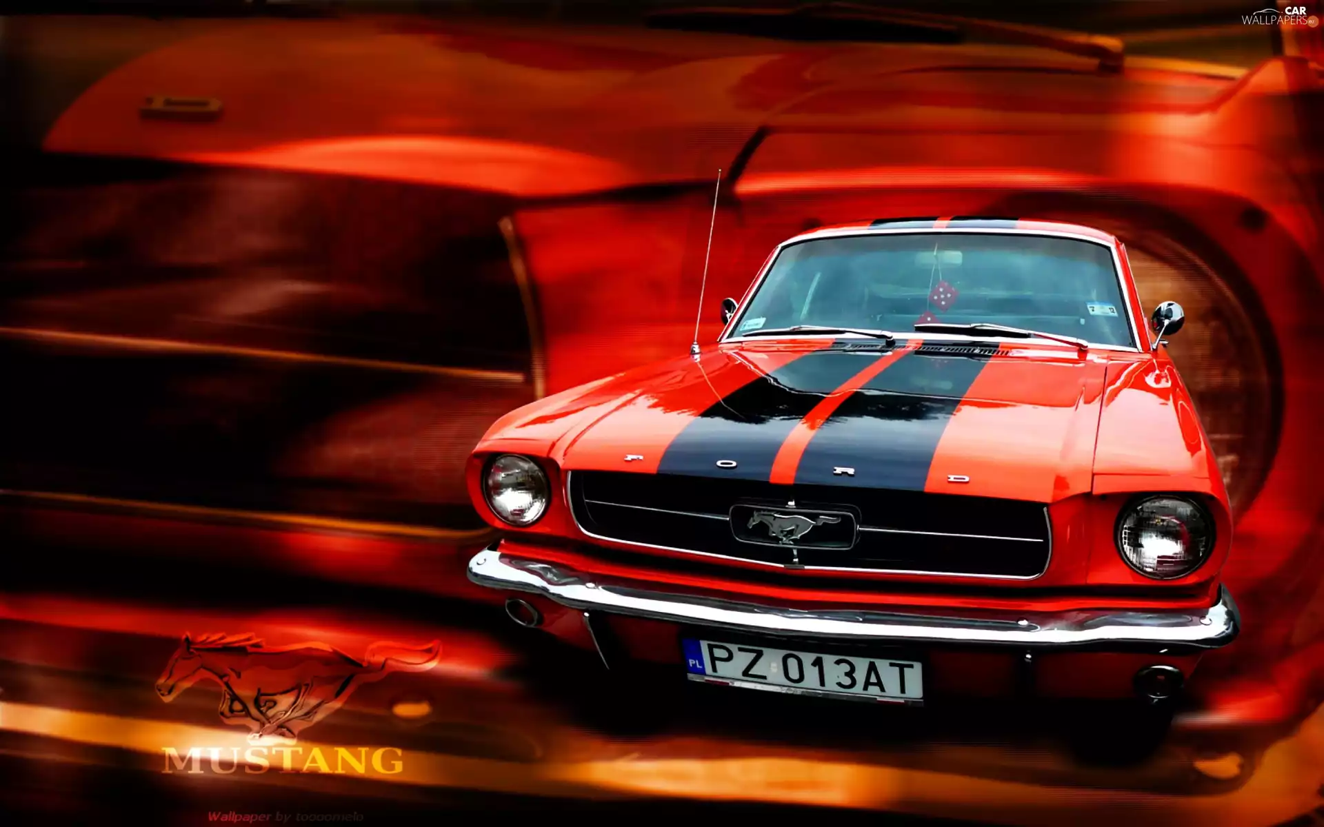 Ford Mustang, Orange