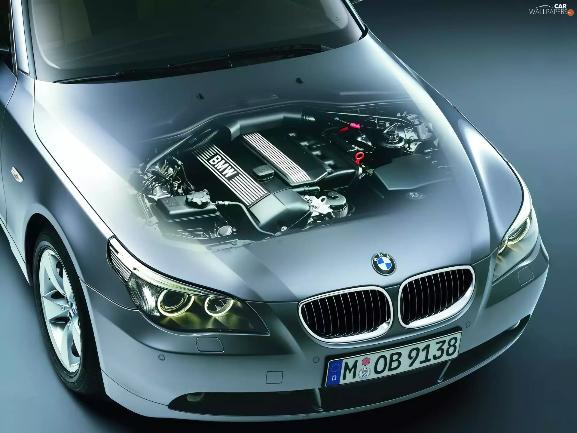 schema, Engine, E60, Front, BMW 5