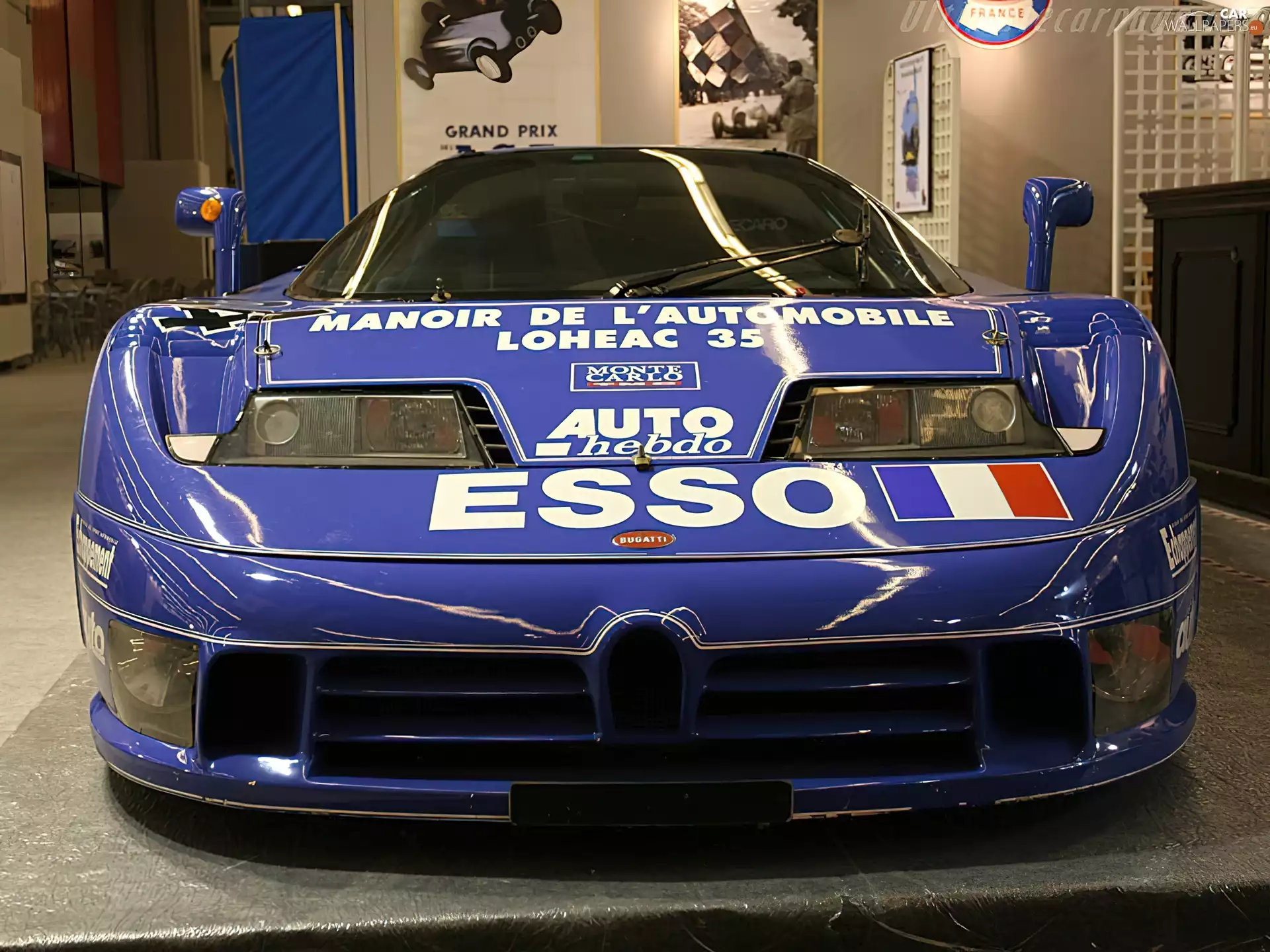 Mask, Front, Bugatti EB 110