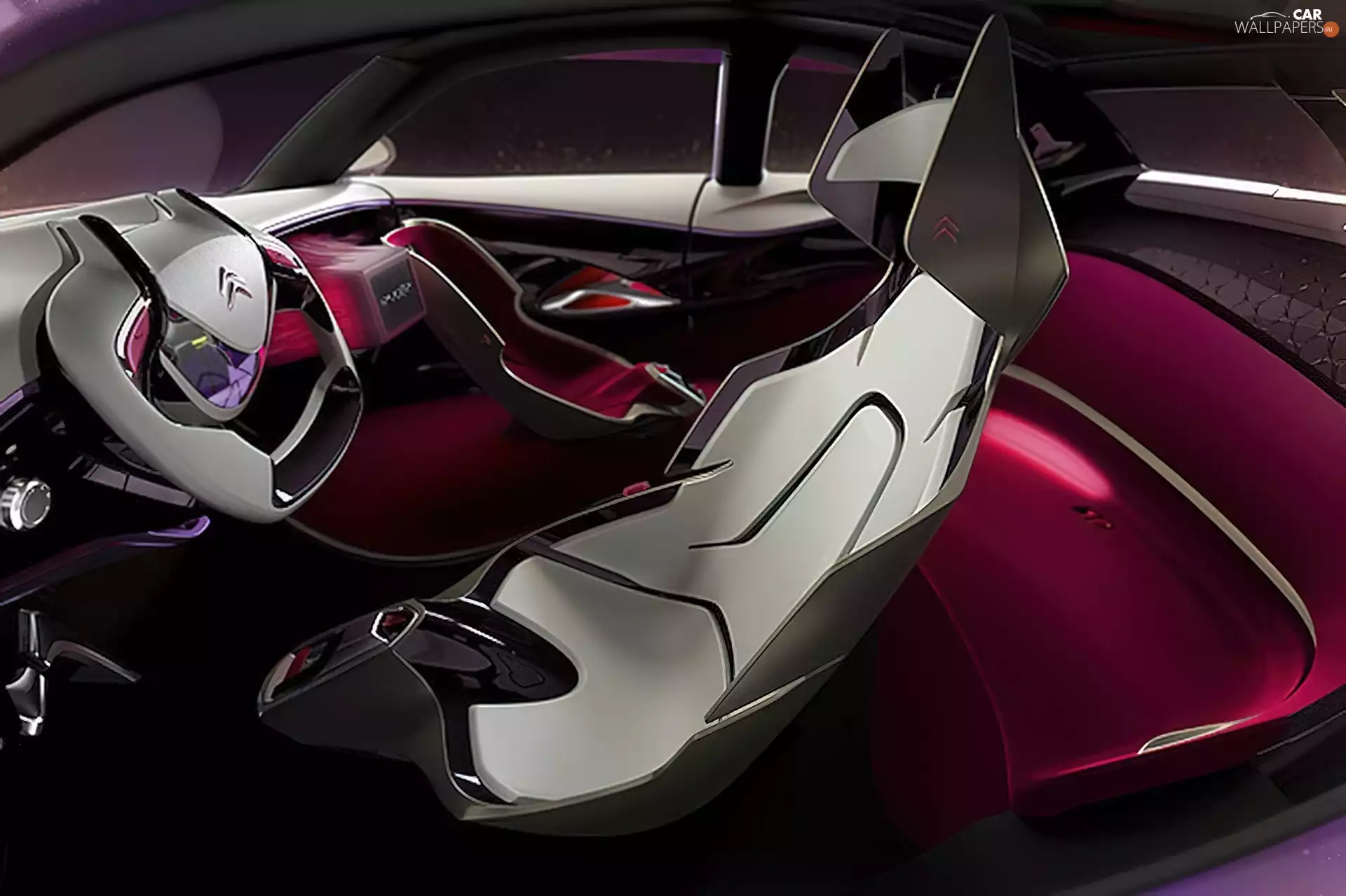interior, Citroen Revolte, futuristic