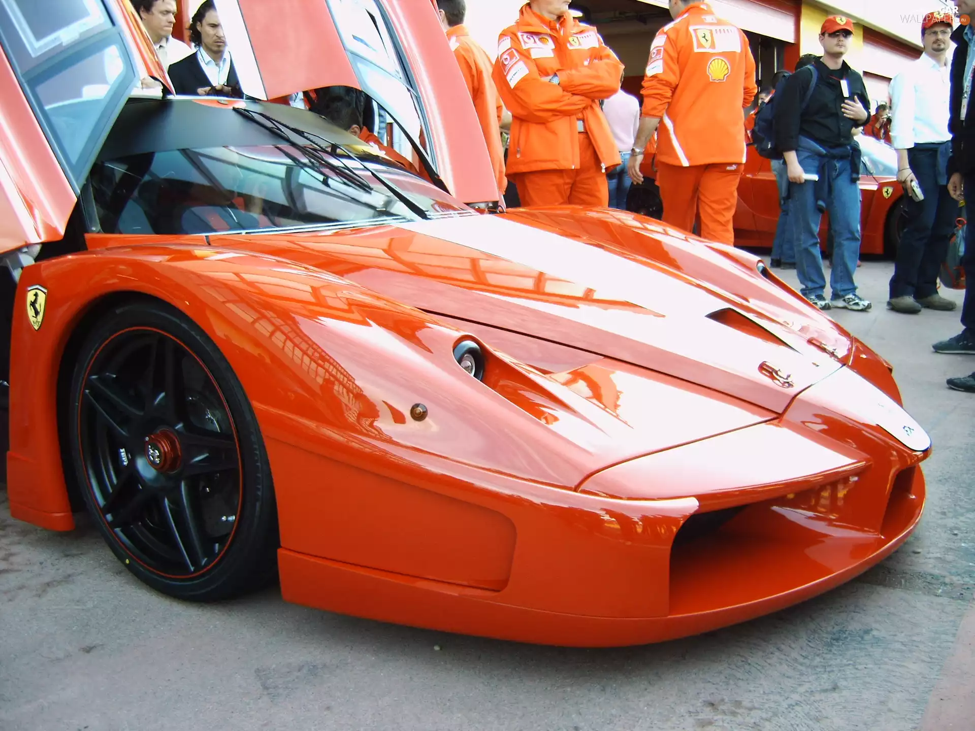 Front, Black, @, Ferrari FXX