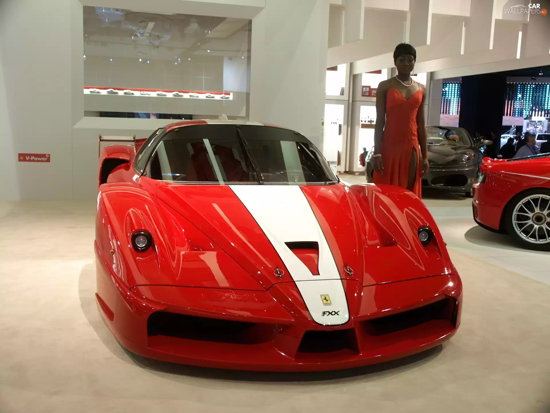 Women, presentation, Ferrari FXX