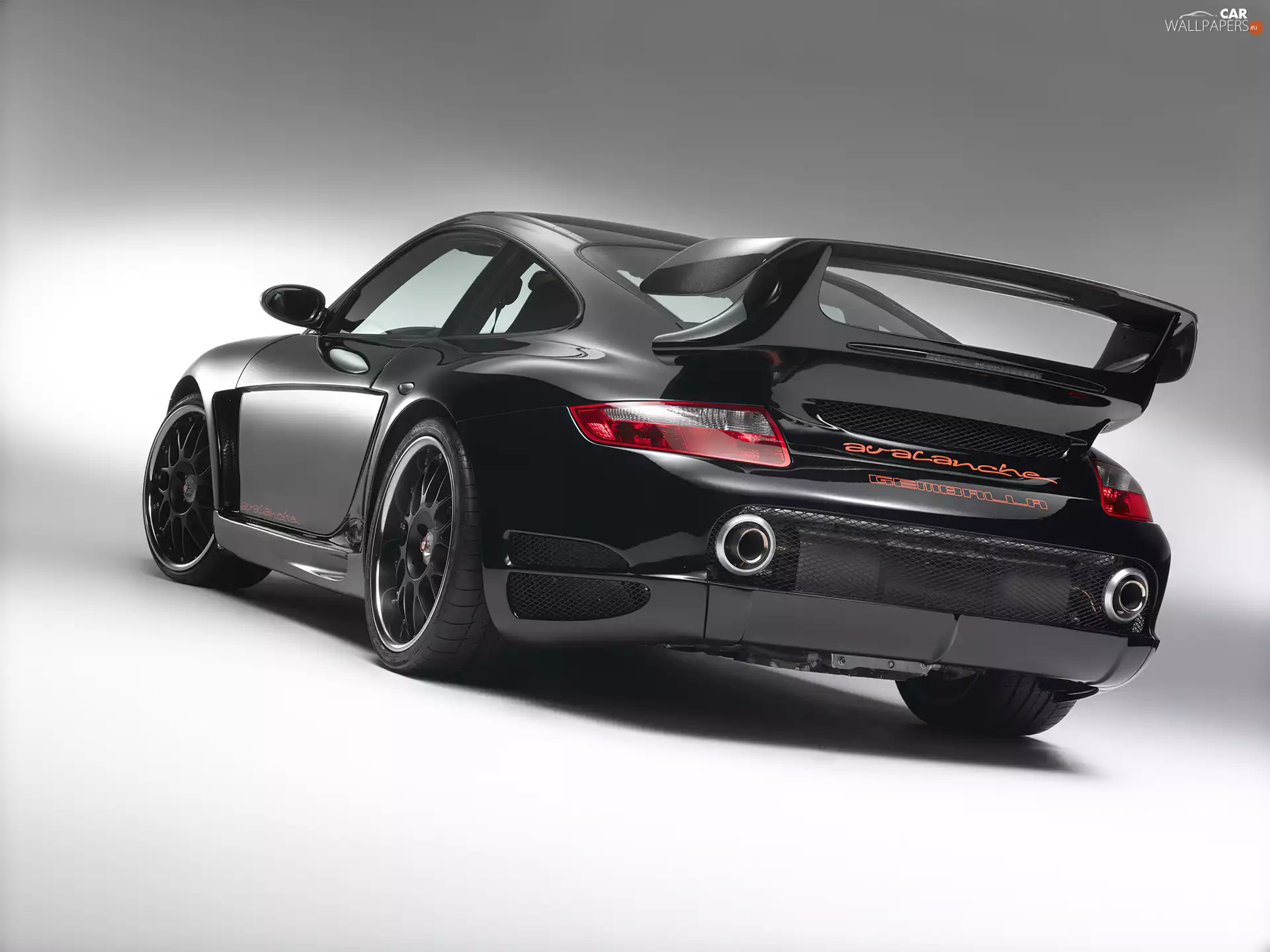 Porsche 911, Black, Gemballa