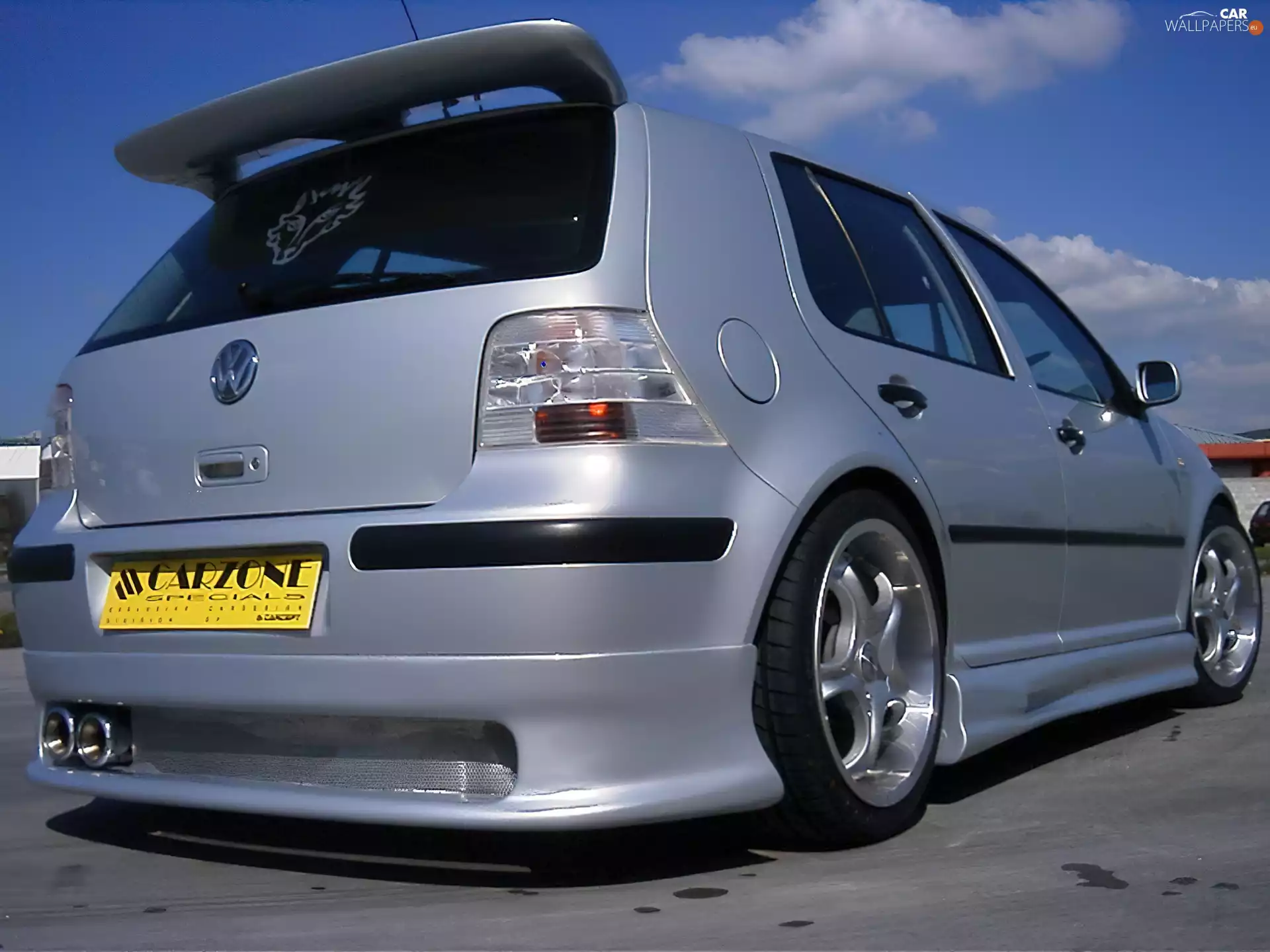 Volkswagen Golf 4, TUNING, silver