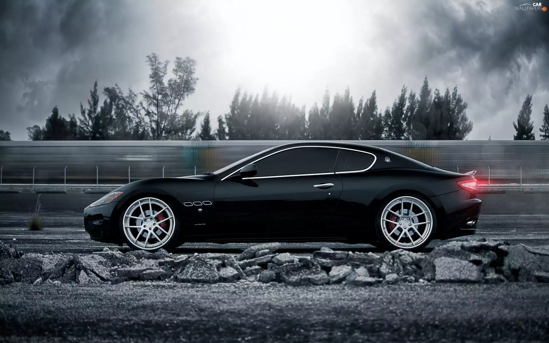 light, Automobile, Maserati GranTurismo