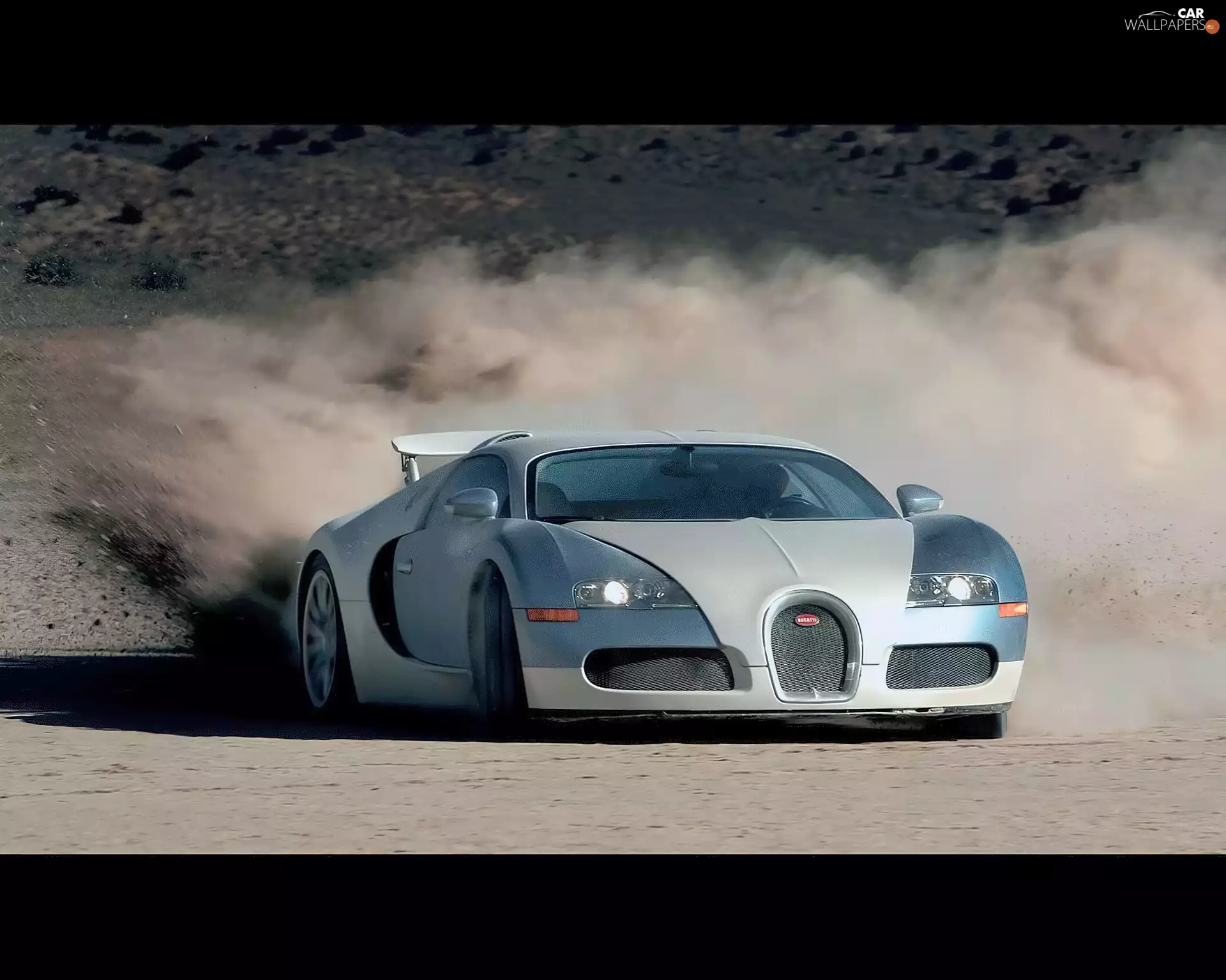 The gravel, vigor, Bugatti Veyron