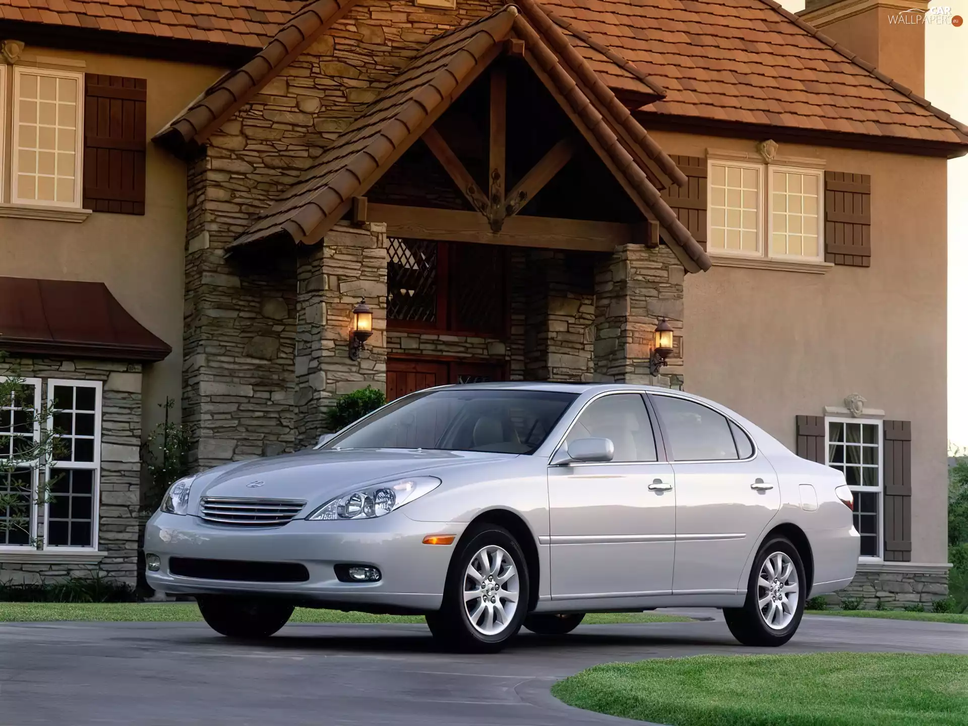 Bright Gray, ES, Home, Lexus