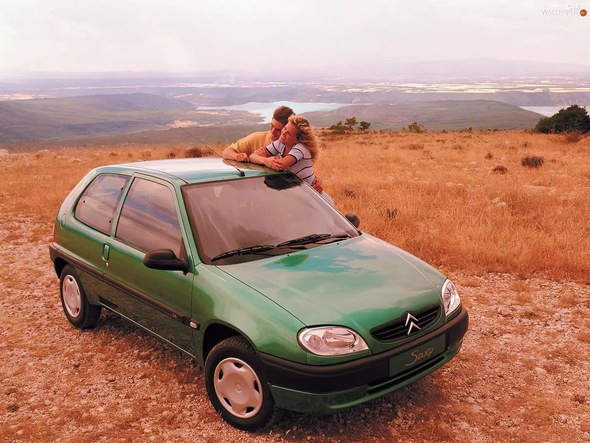 Green, Citroen Saxo