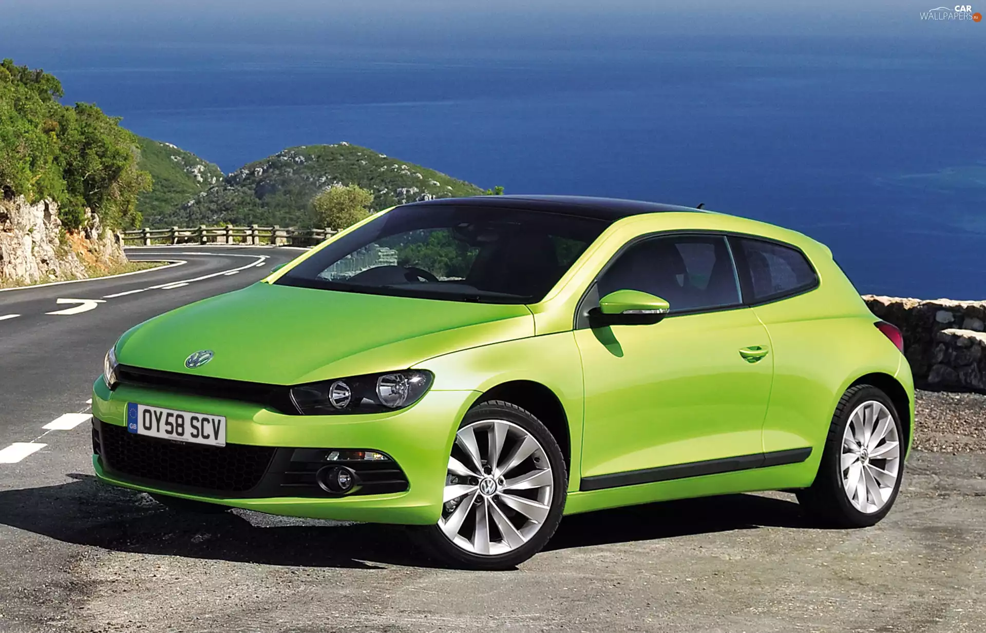 Green, VW Scirocco