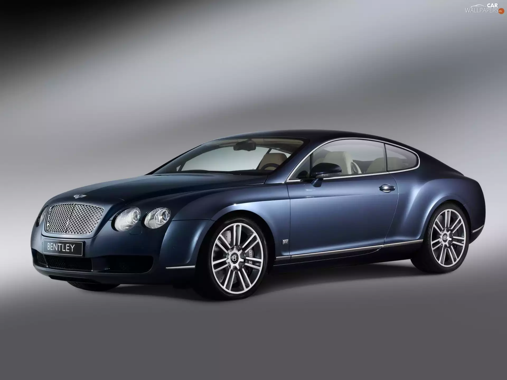 blue, Bentley Continental GT