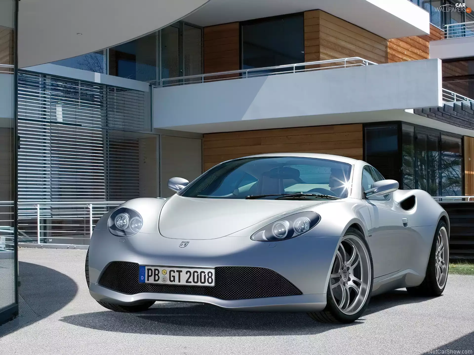 Artega GT, border, rim, Polished