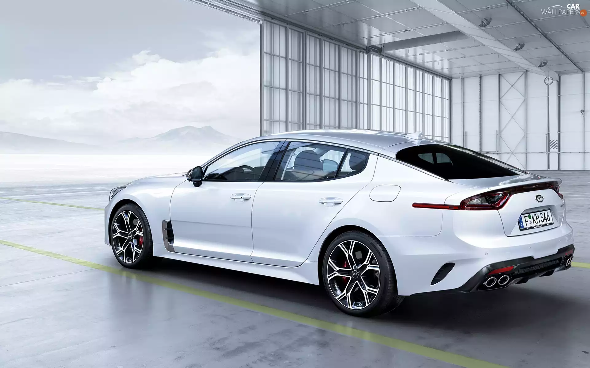 White, Kia Stinger GT