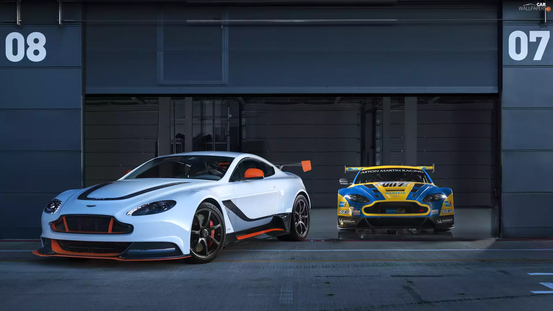 Aston Martin Vantage GT12, Two cars, cars