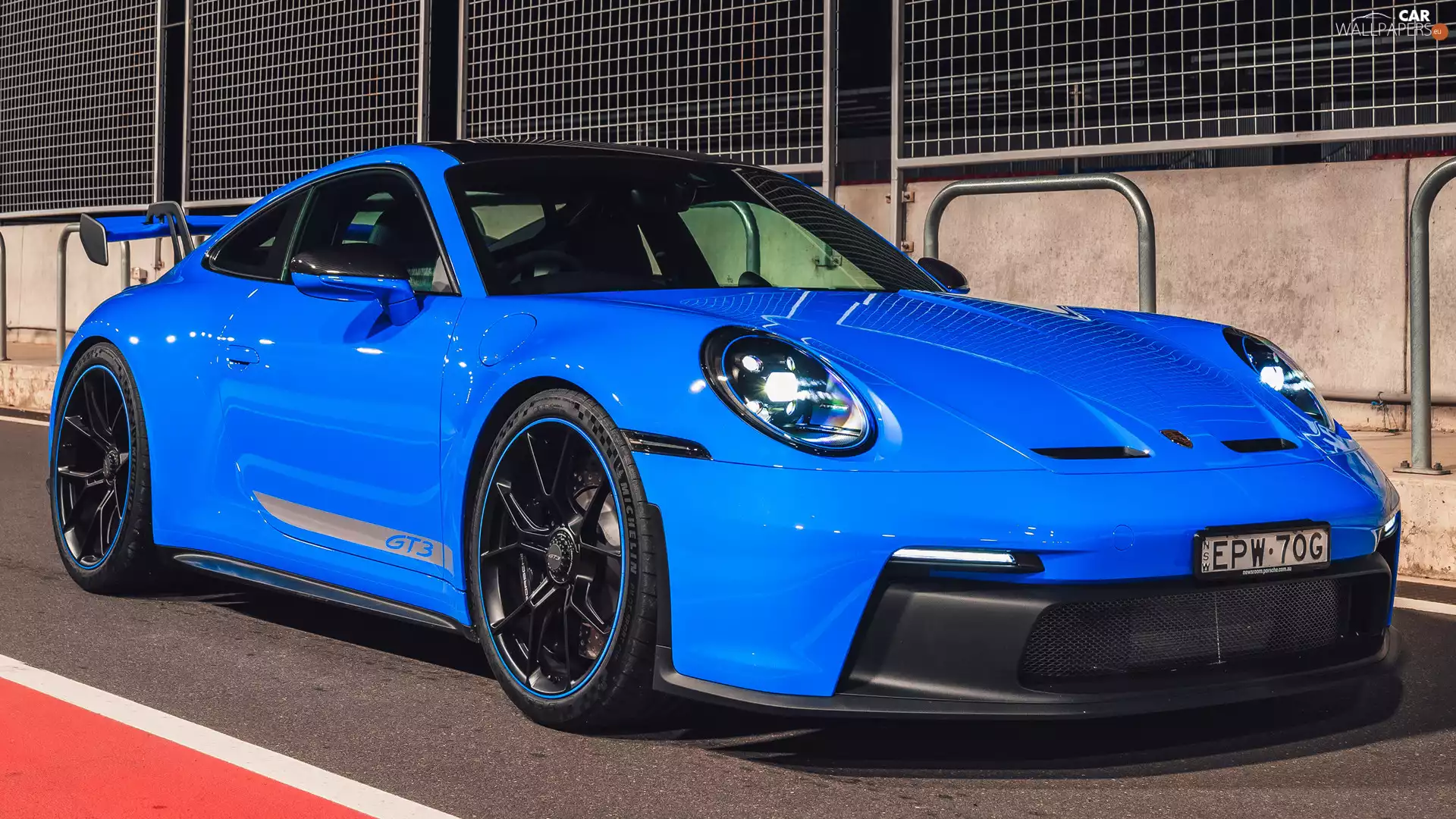 Blue, Porsche 911 GT3