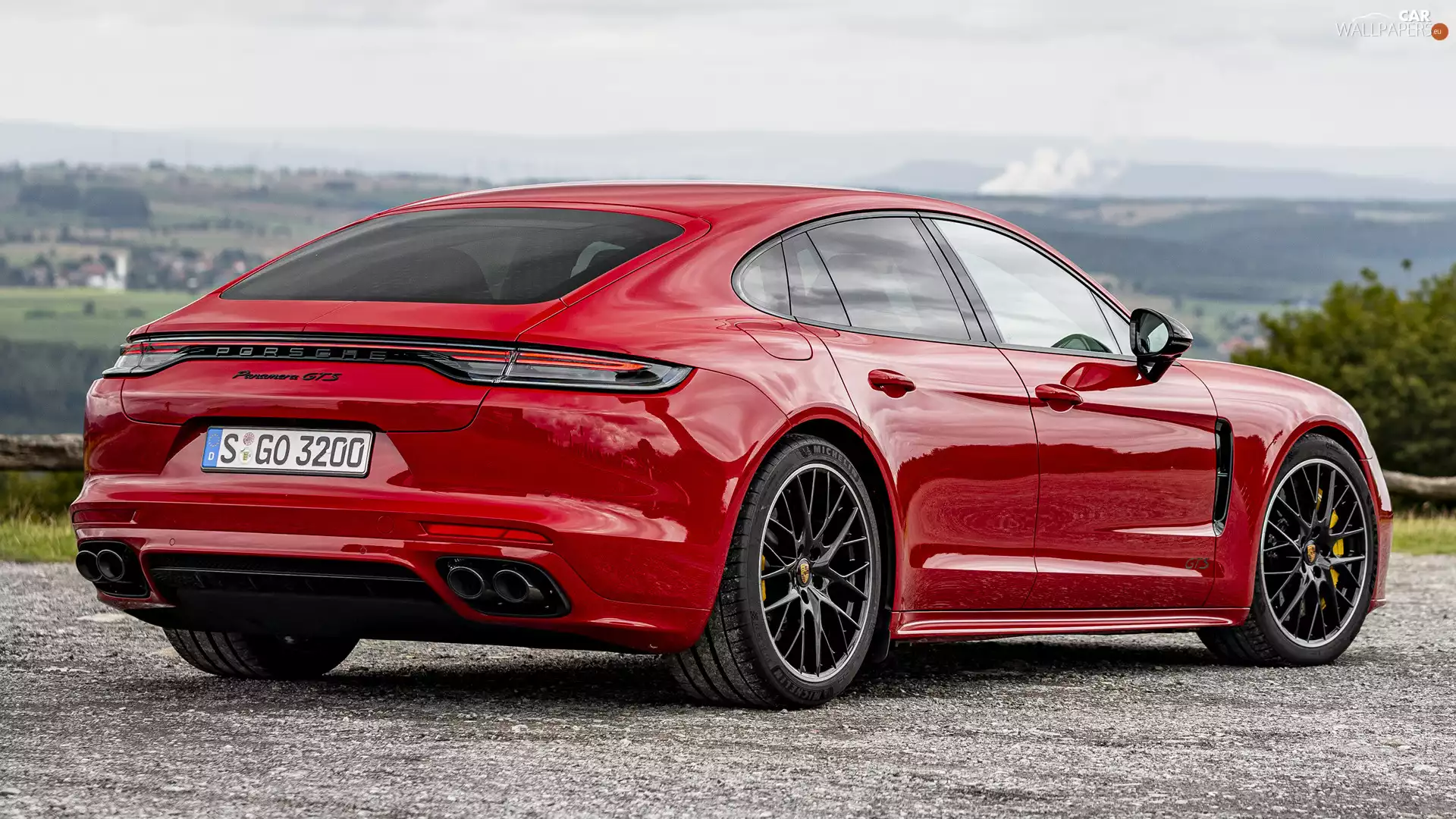 Red, Porsche Panamera GTS