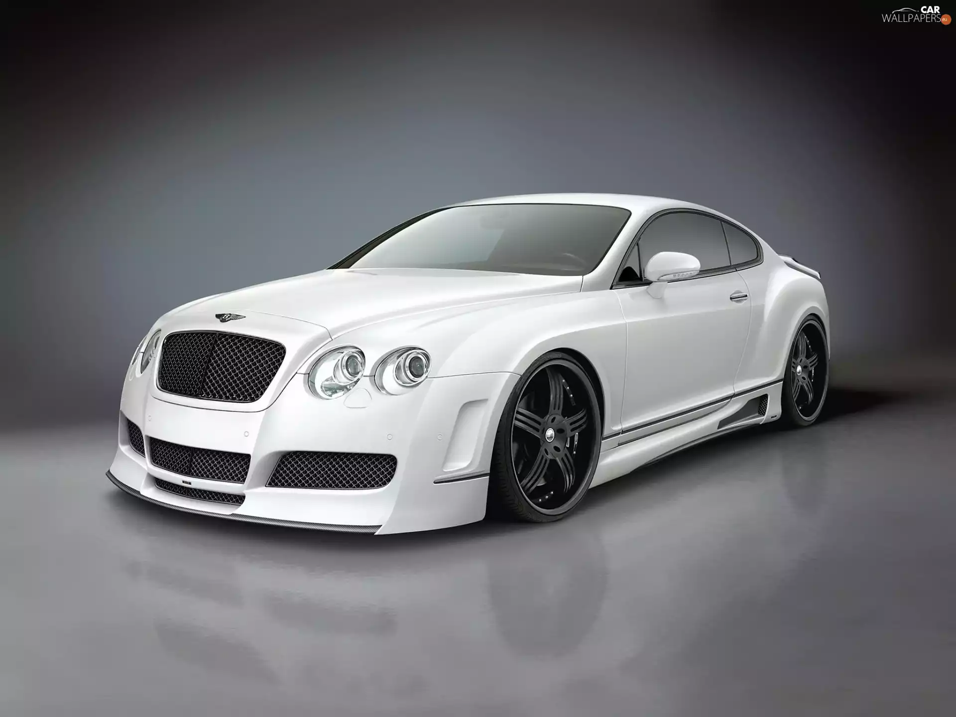 White, Bentley Continental GTS