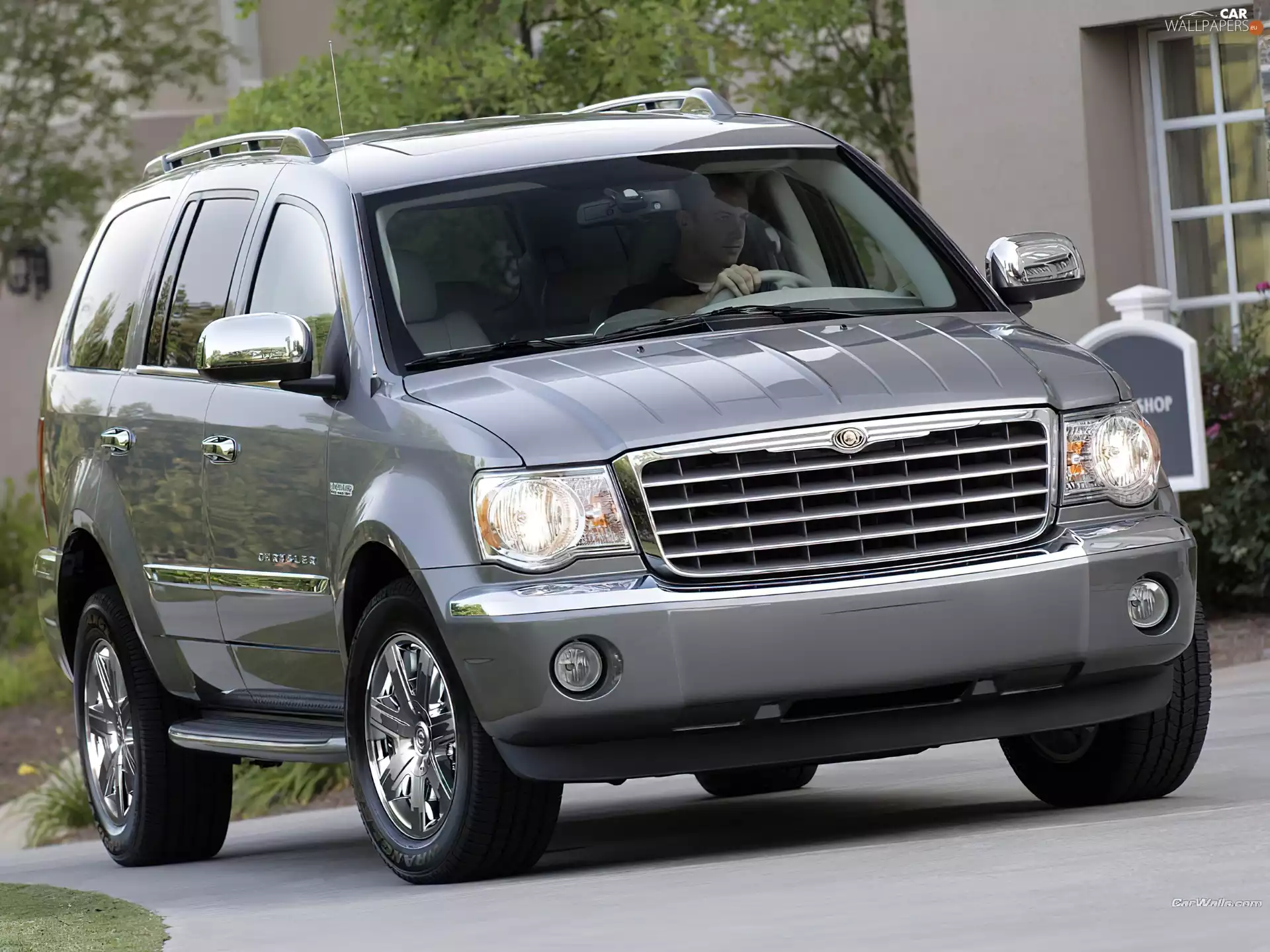 Grill, Chrysler Aspen, Halogens