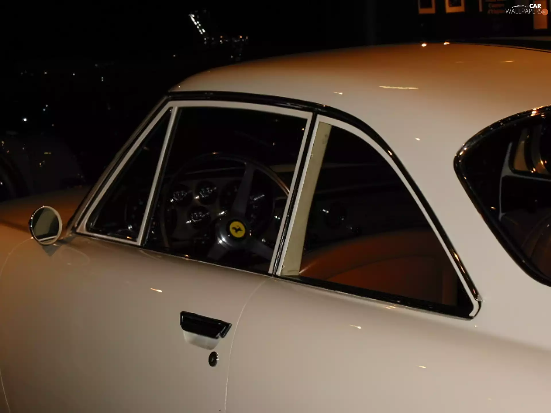 handle, Ferrari, White