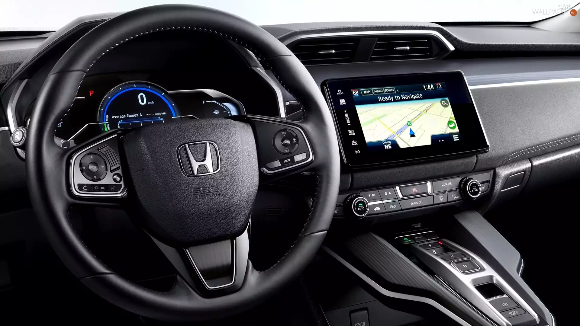 interior, Honda Clarity Electric, 2017
