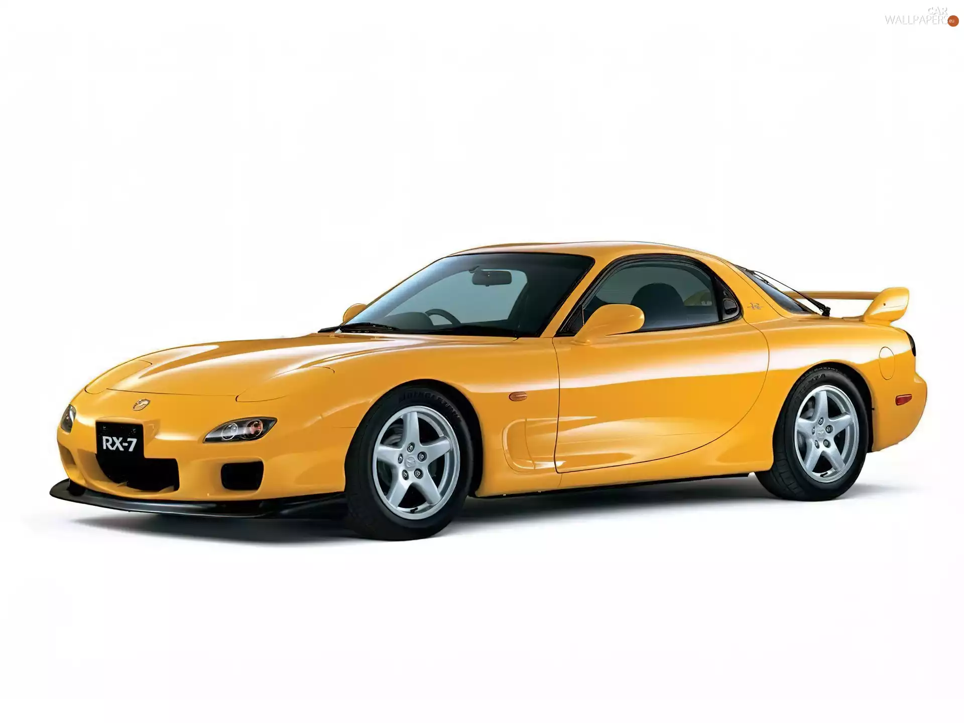 Yellow Honda, Mazda RX-7