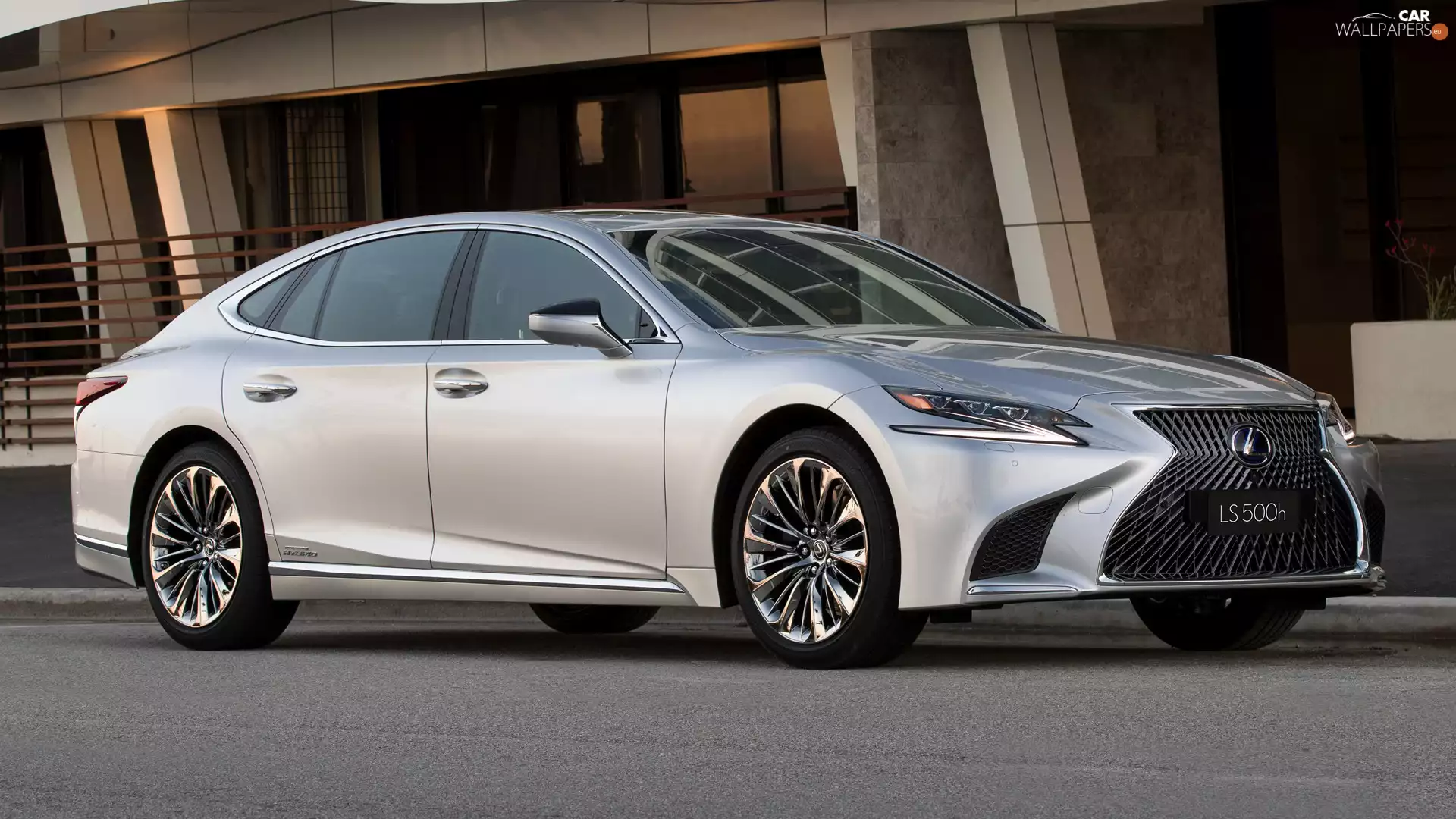 silver, Hybrid, 2018, Lexus LS