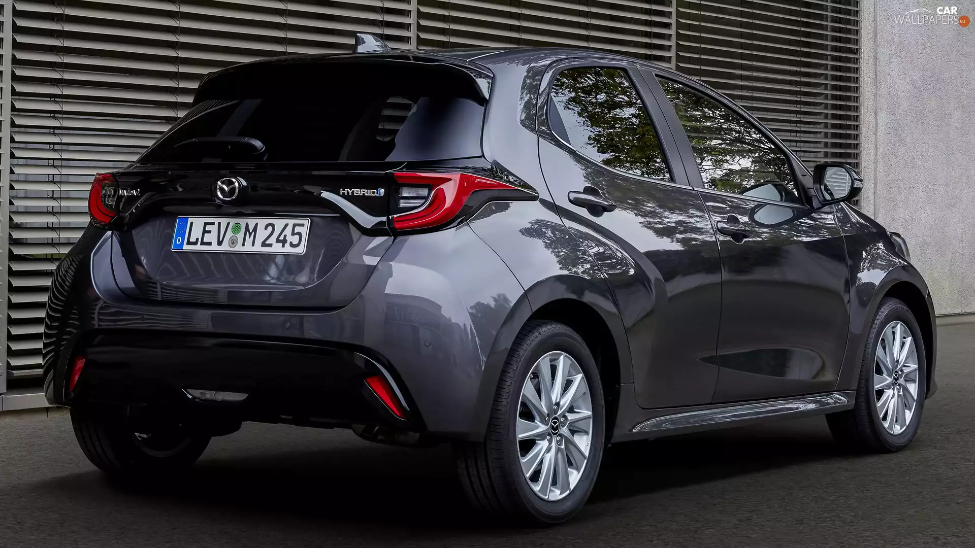 Back, Mazda 2, Hybrid