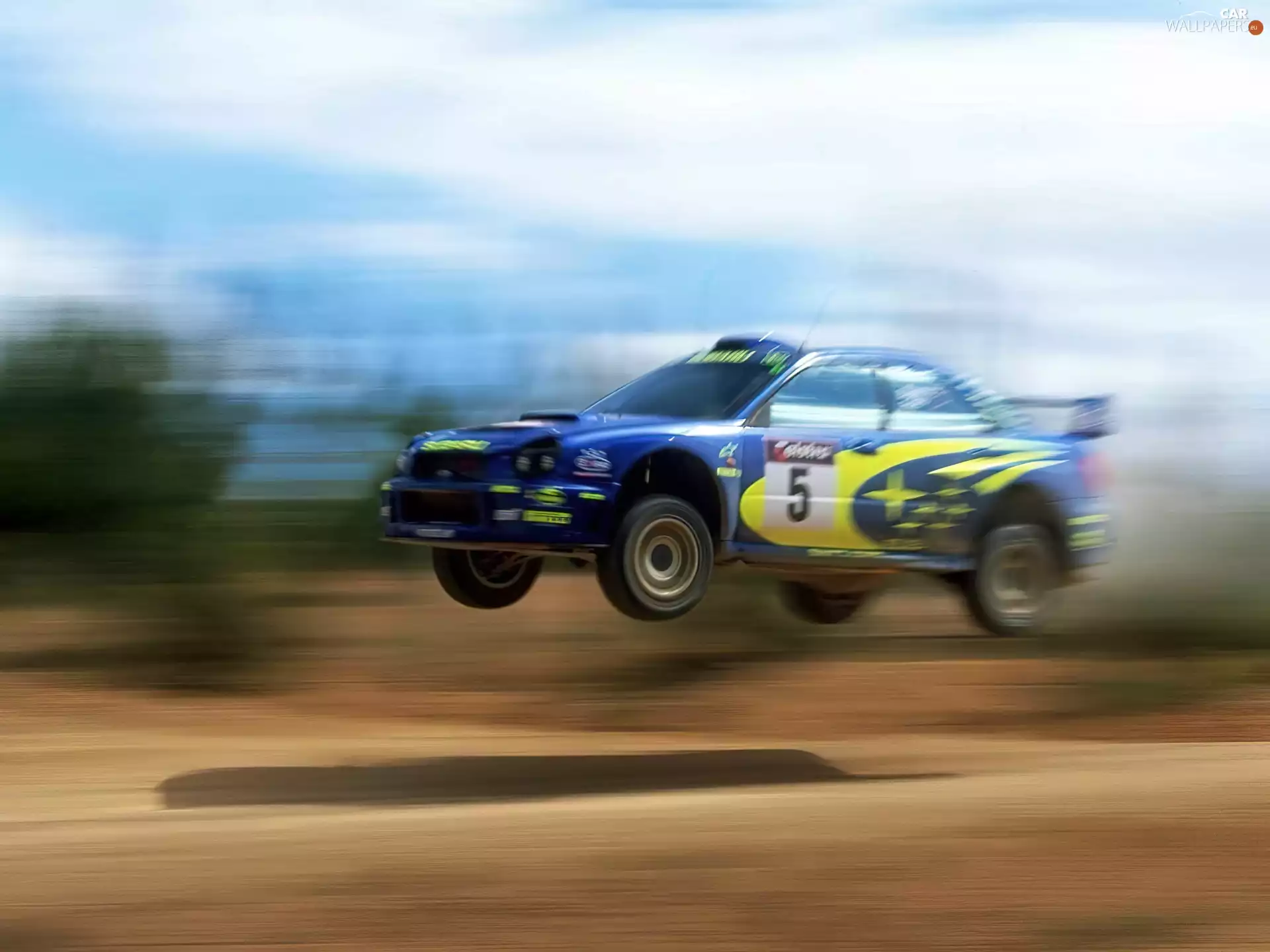 Subaru Impreza, on the race